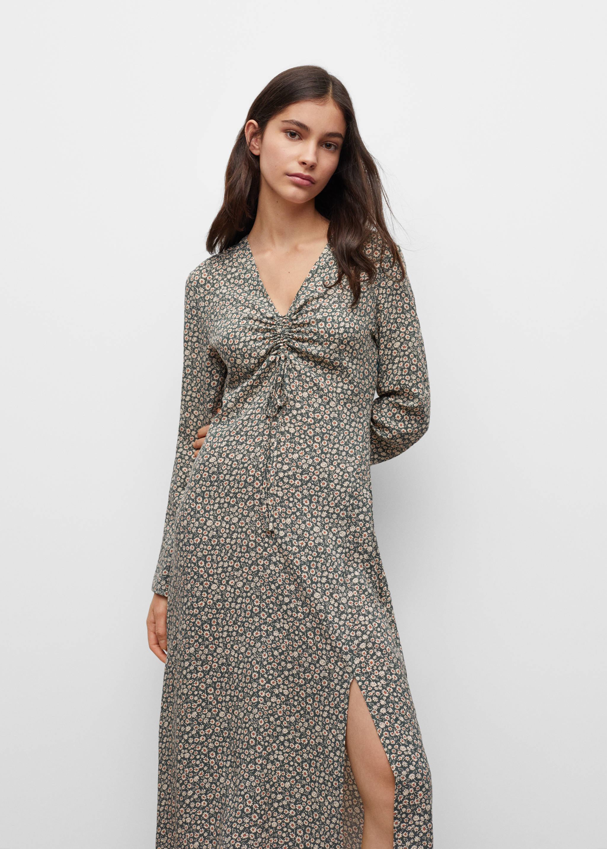 Floral print dress - General plane