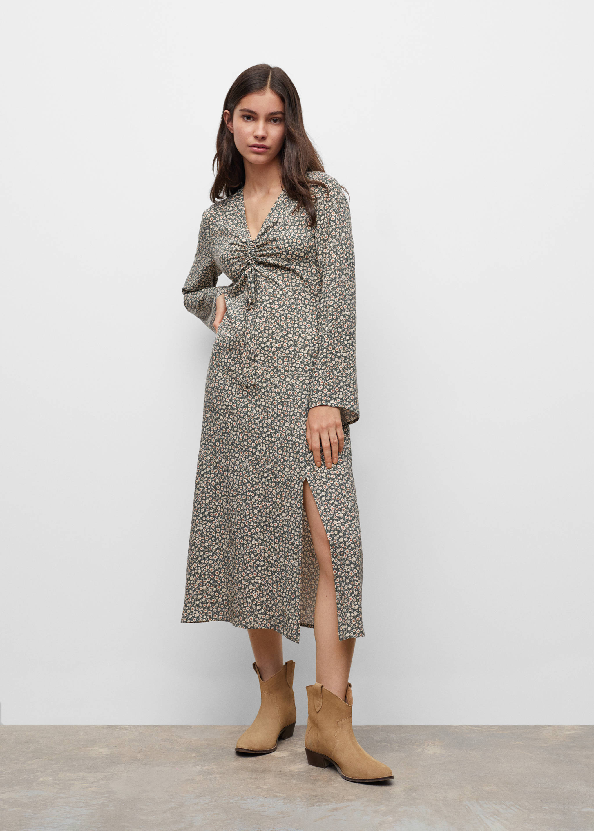 Floral print dress - Medium plane