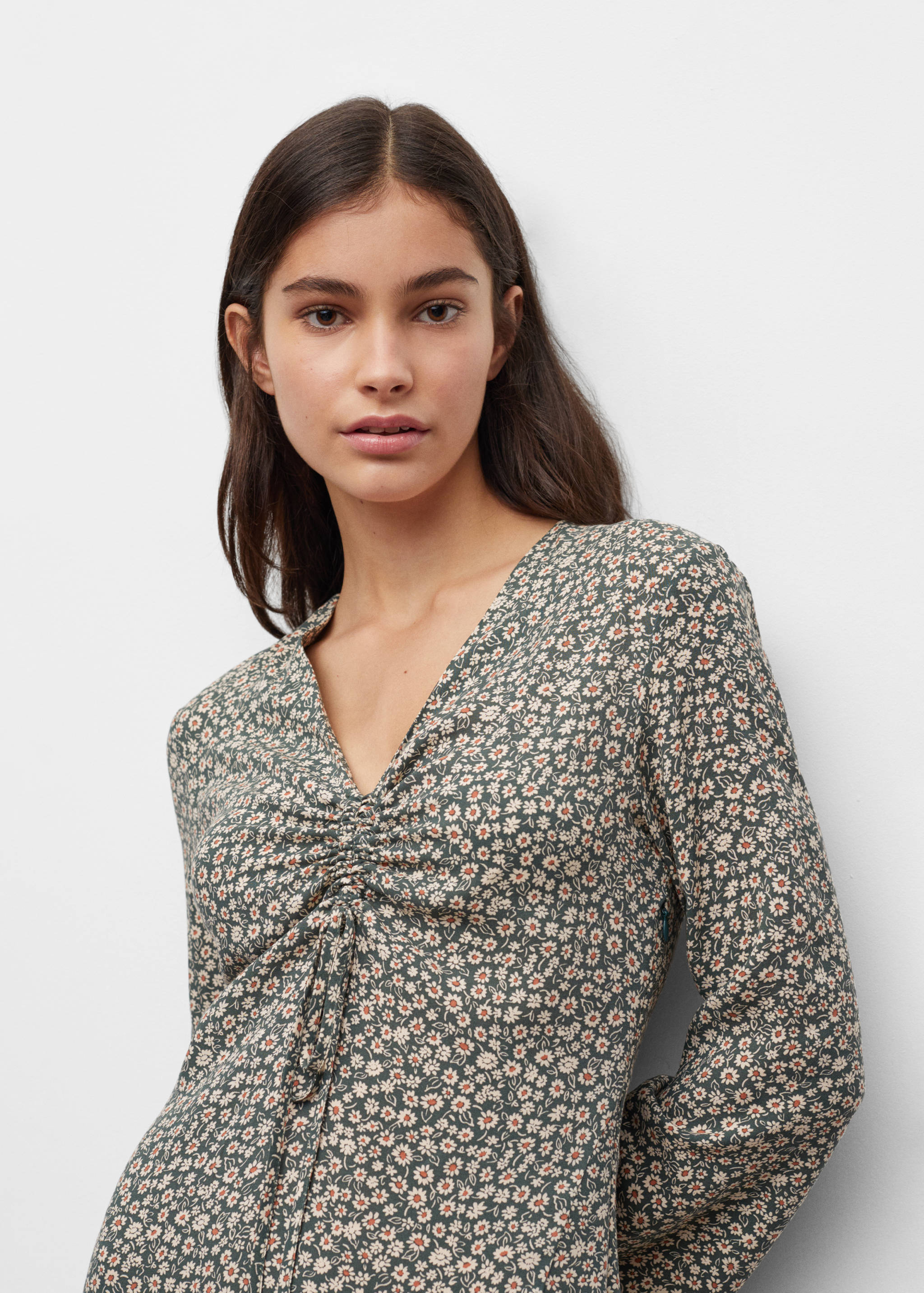 Floral print dress - Details of the article 1