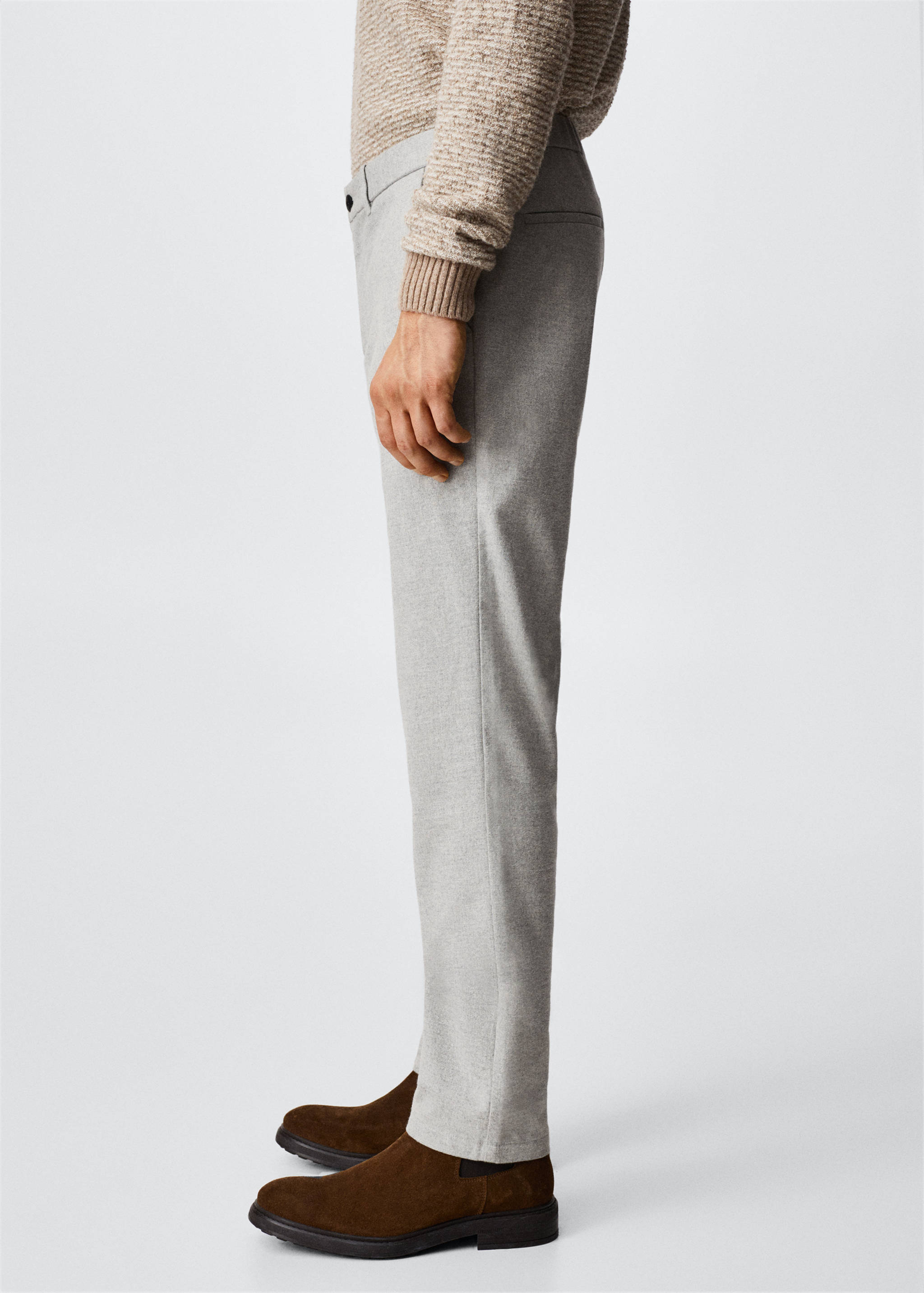 Slim Fit-Baumwollhose - Detail des Artikels 1