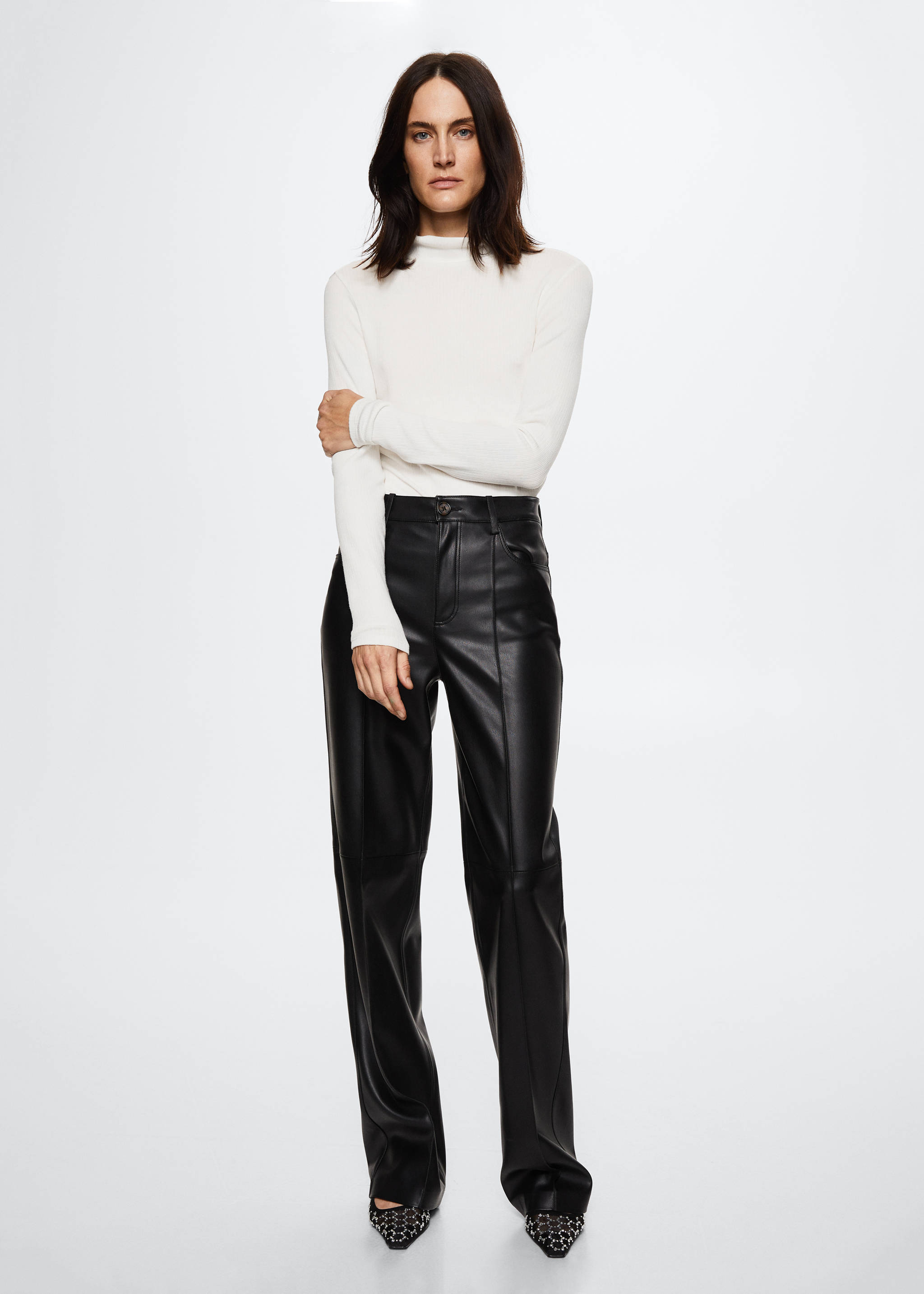 Samarreta màniga llarga canalé - Pla general