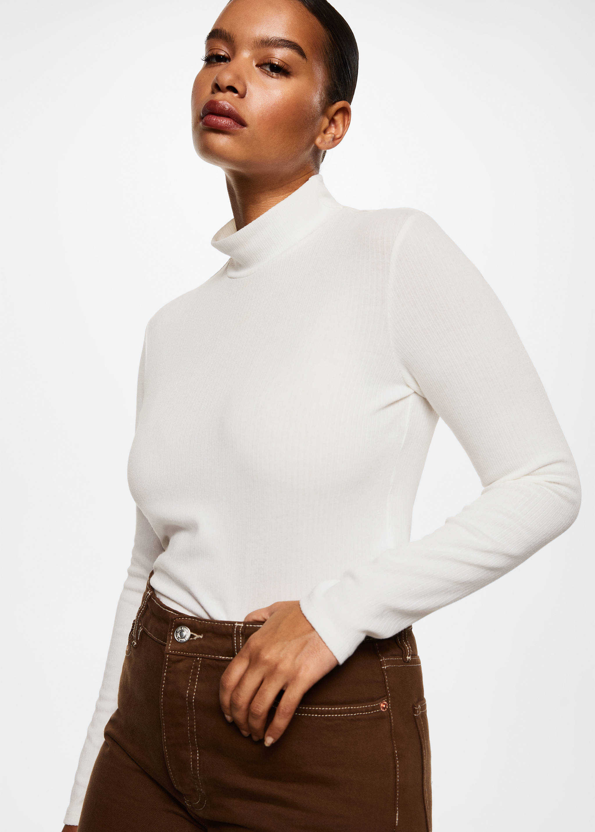 Samarreta màniga llarga canalé - Detall de l'article 3