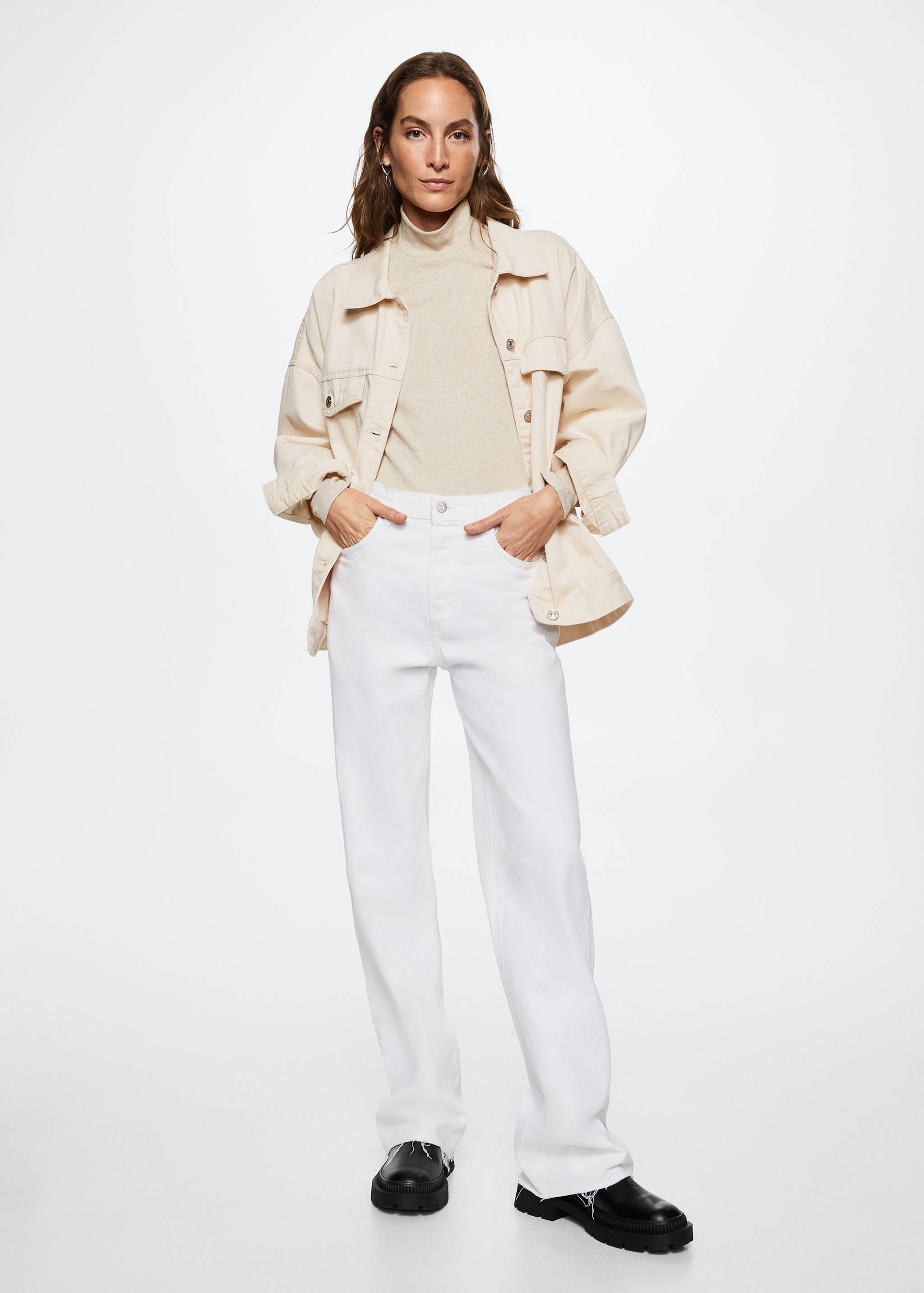 Samarreta màniga llarga canalé - Pla general