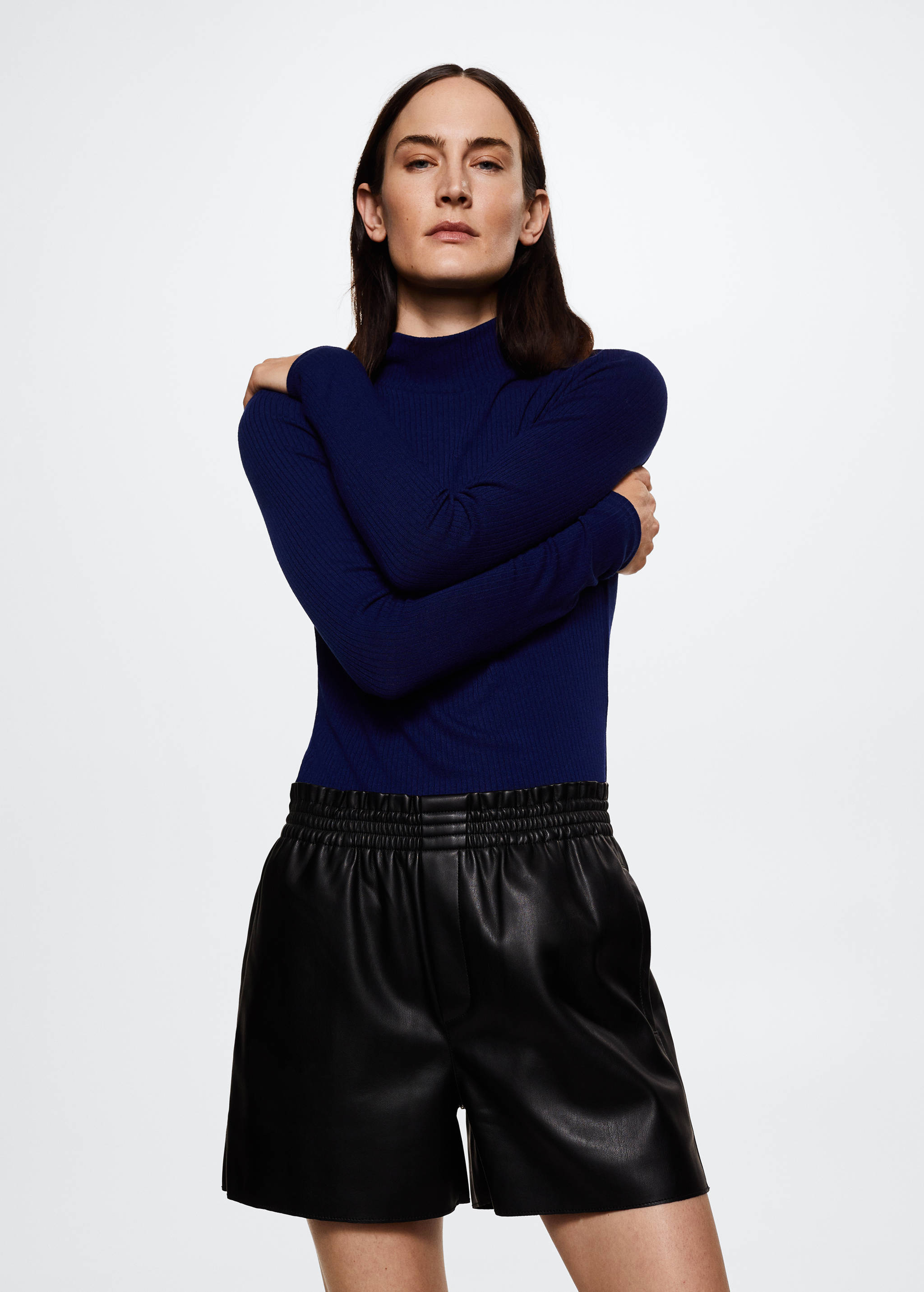 Samarreta màniga llarga canalé - Pla mig