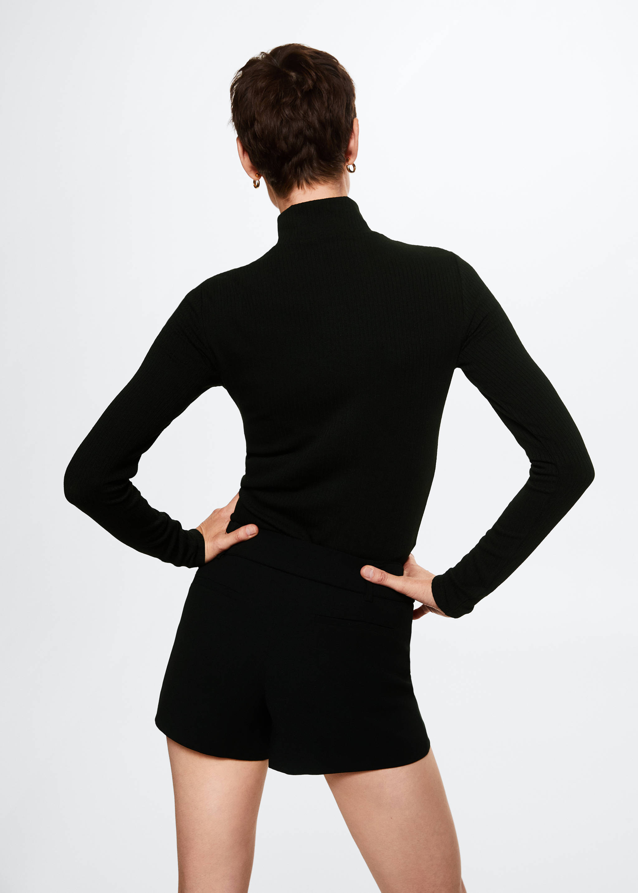 Samarreta màniga llarga canalé - Revers de l'article