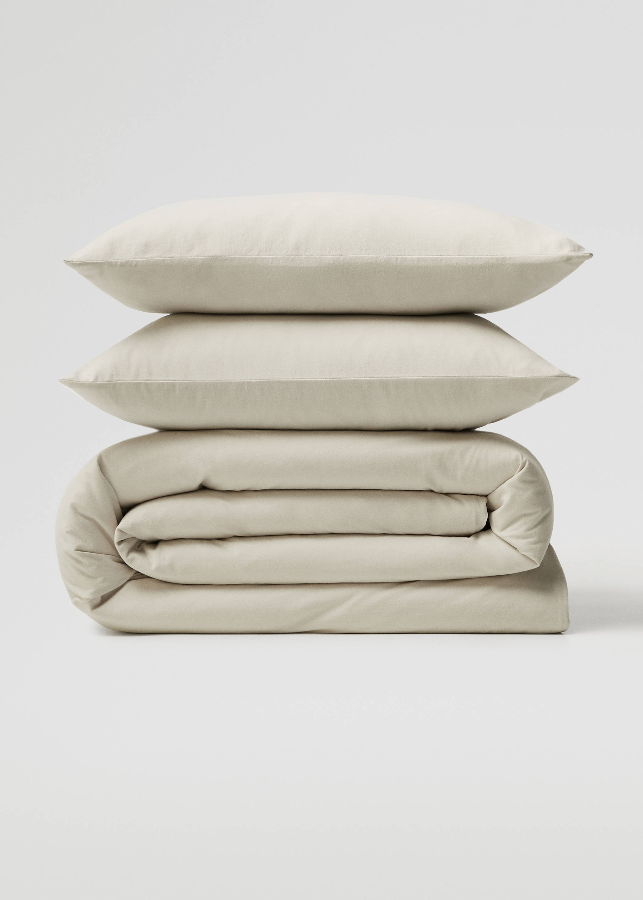 Cotton knit duvet cover 180cm bed - Article without model