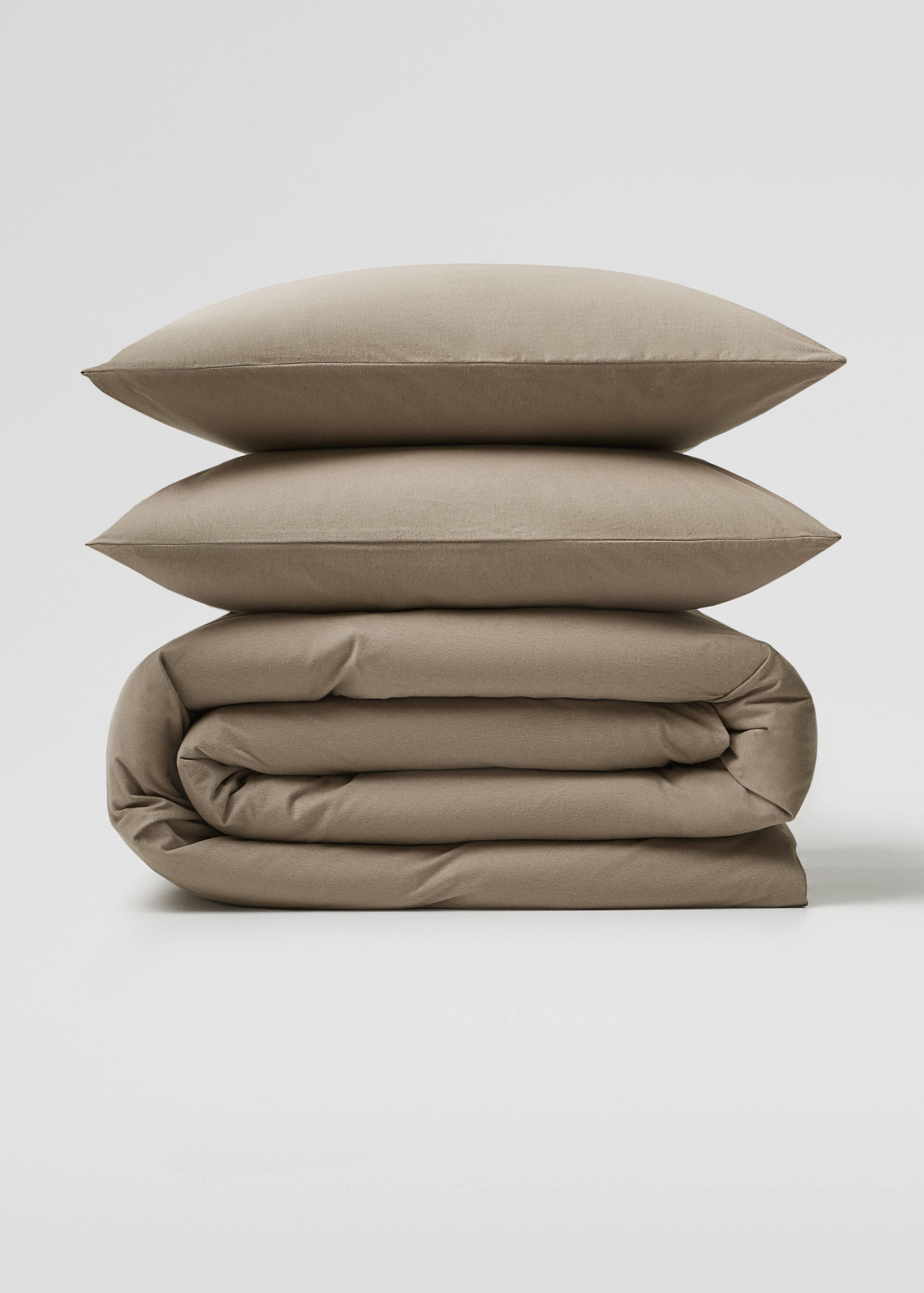 Cotton knit duvet cover 180cm bed - Article without model