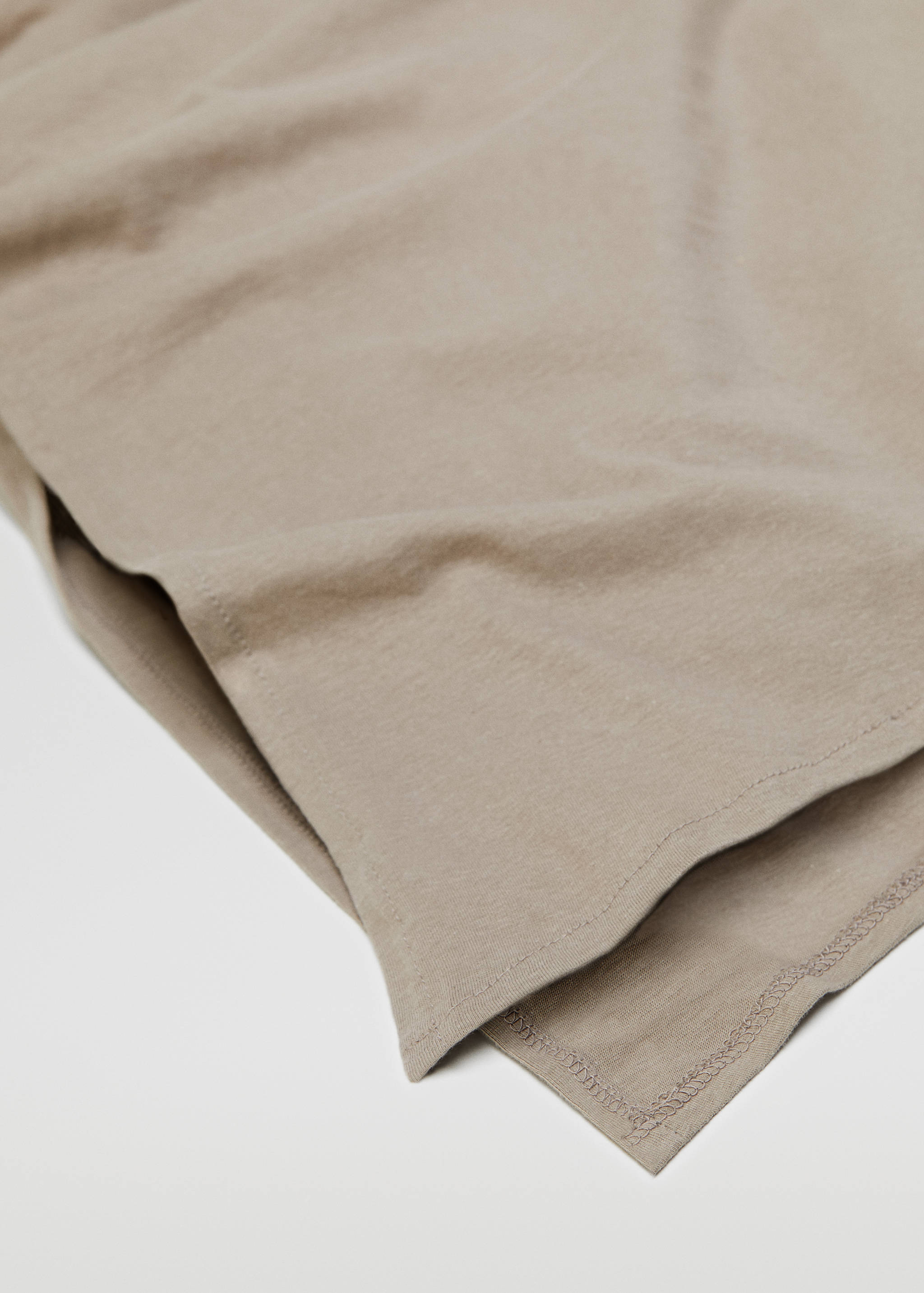 Cotton knit duvet cover 180cm bed - Medium plane