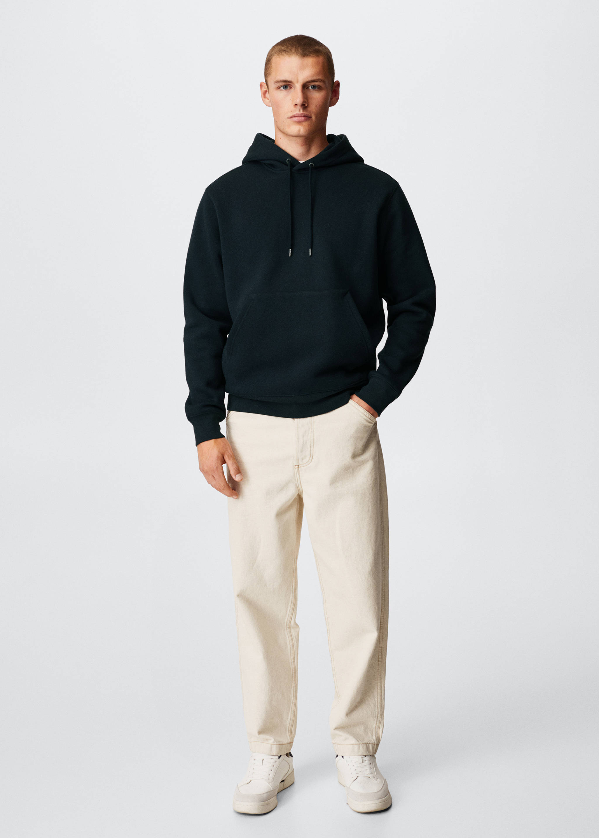 Dessuadora cotó caputxa - Pla general