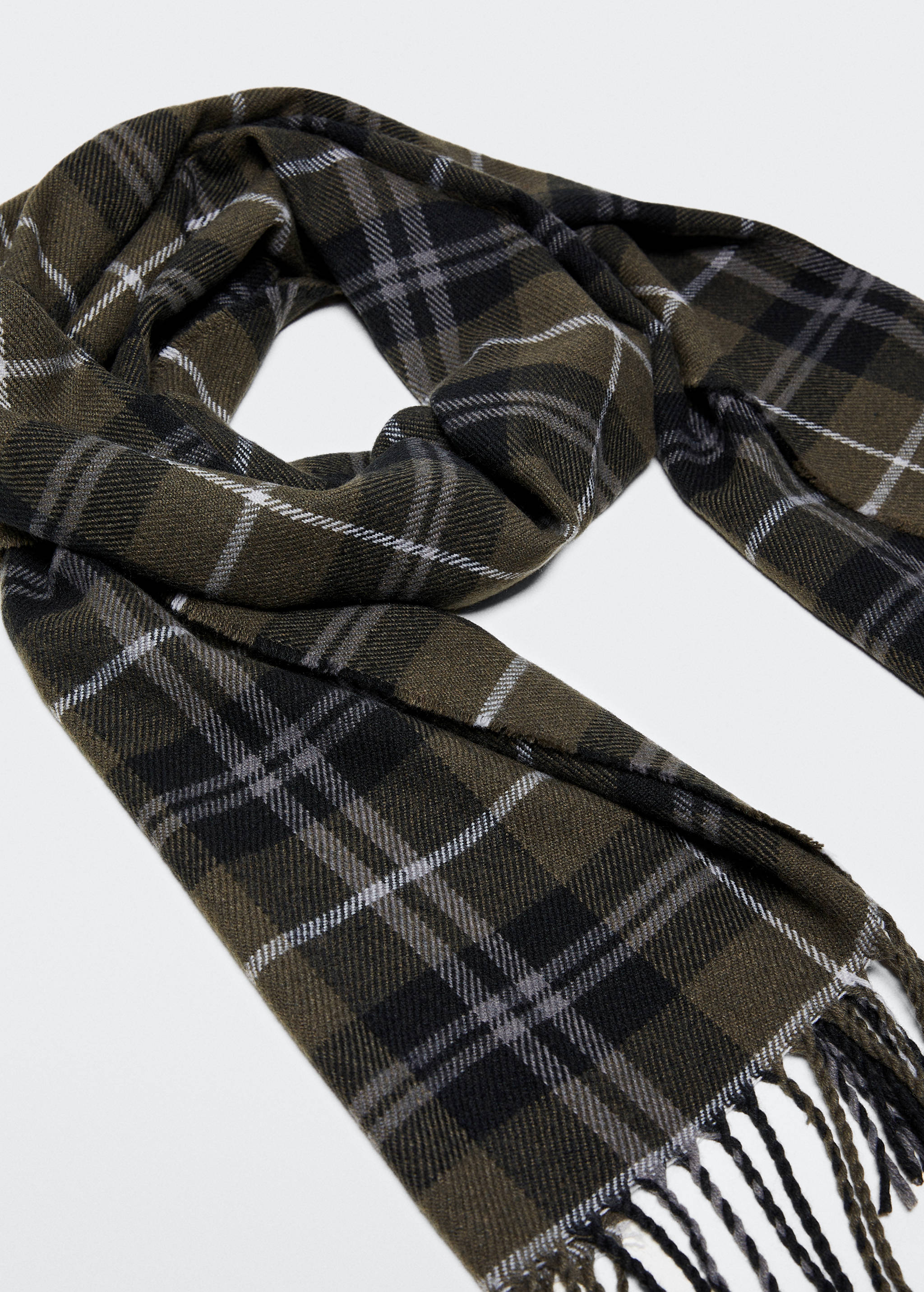 Bufanda quadres serrells - Pla mig
