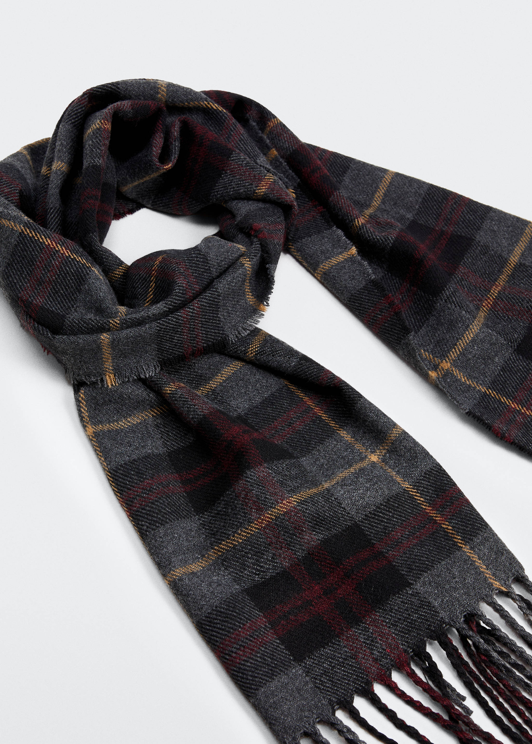 Bufanda quadres serrells - Pla mig
