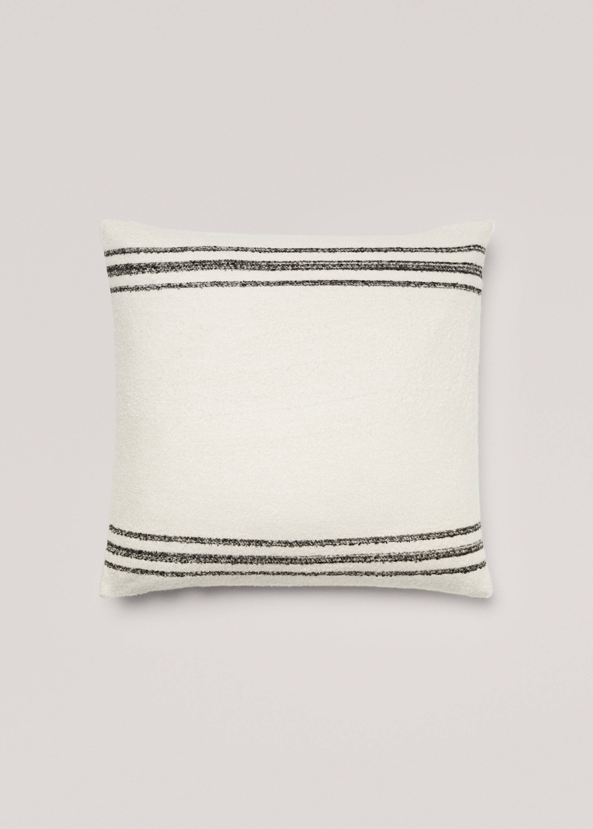 Capa de almofada decorativa às riscas 60 x 60 cm - Artigo sem modelo