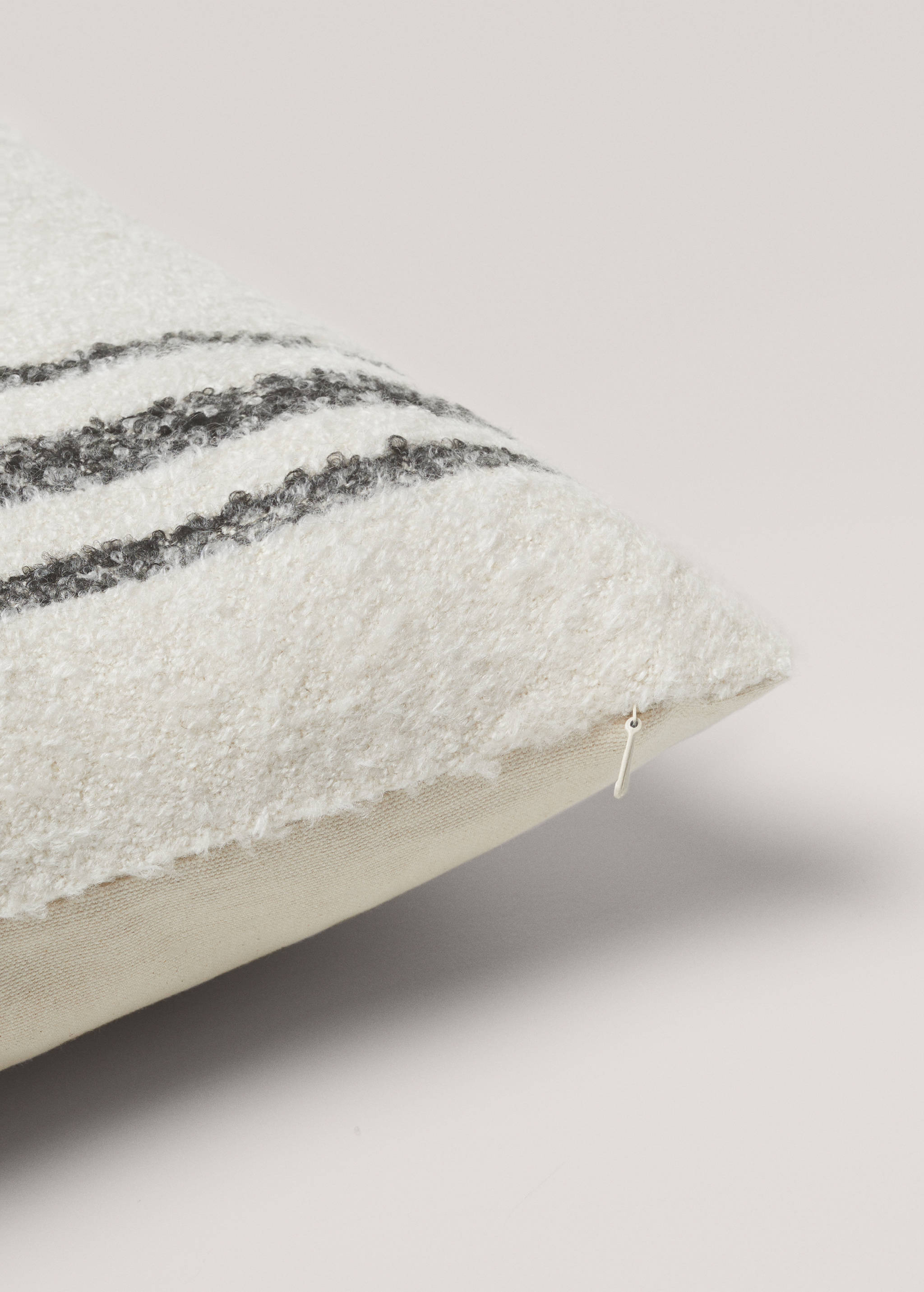 Capa de almofada decorativa às riscas 60 x 60 cm - Pormenor do artigo 3