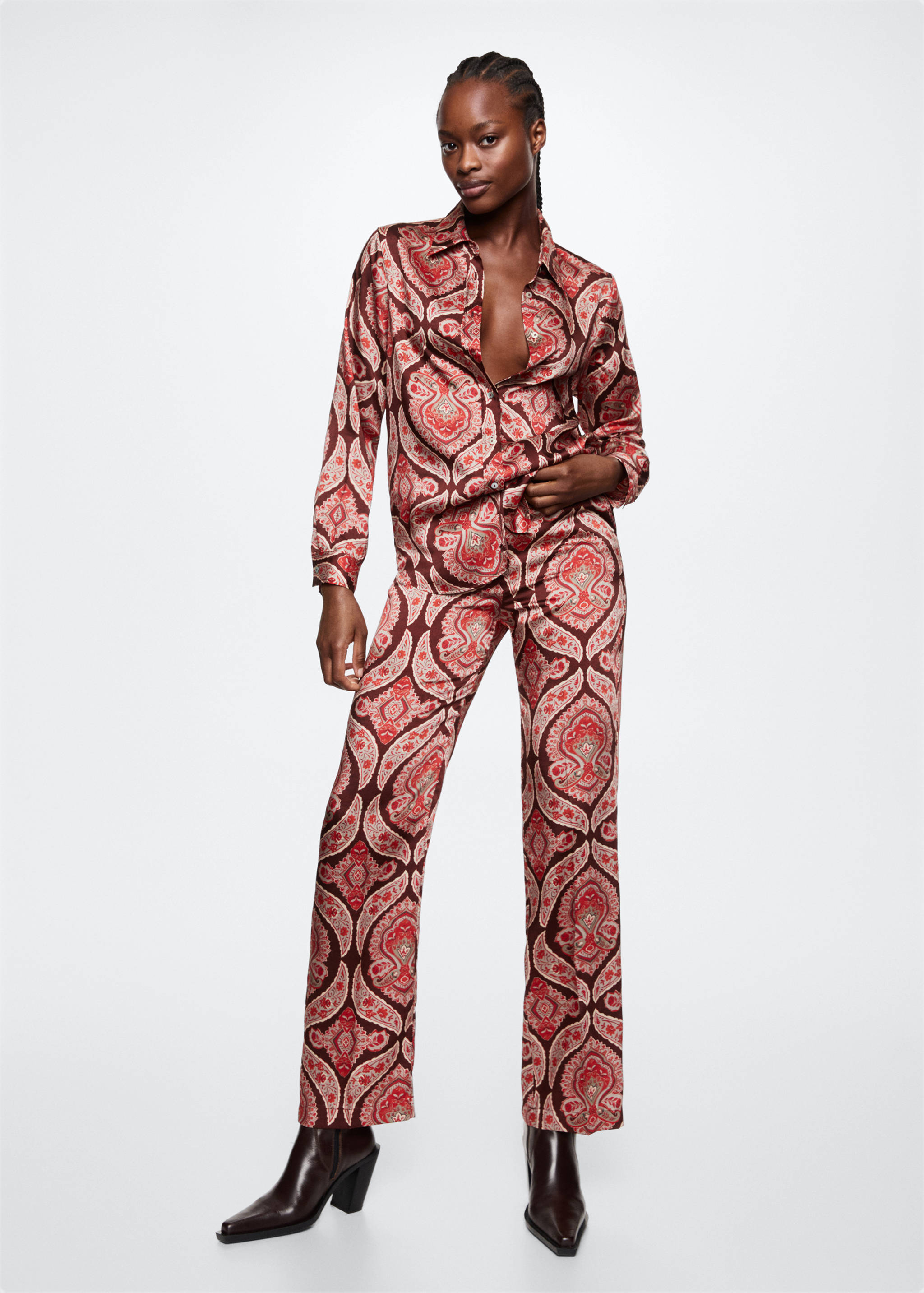 Pantalons setinats estampats - Detall de l'article 4