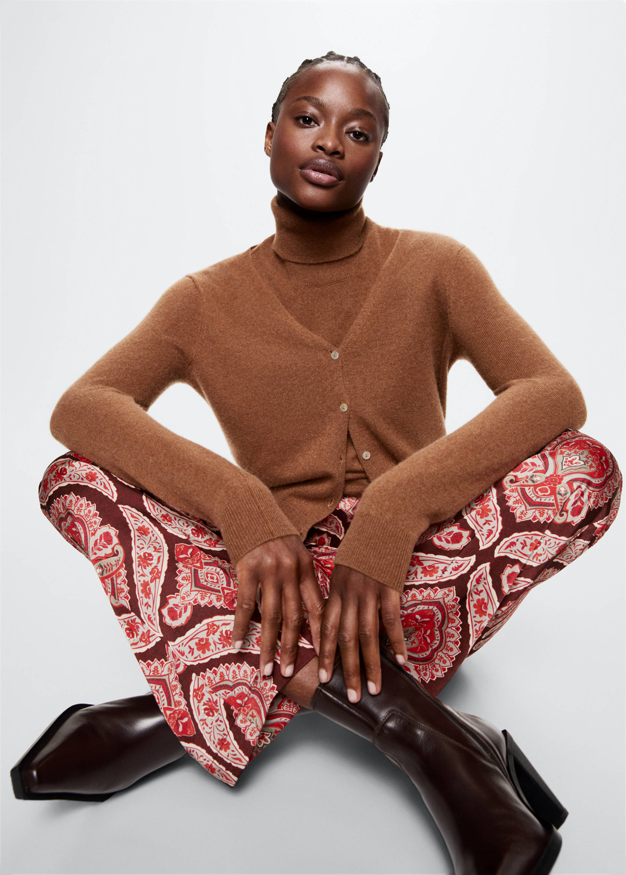 Pantalons setinats estampats - Detall de l'article 2