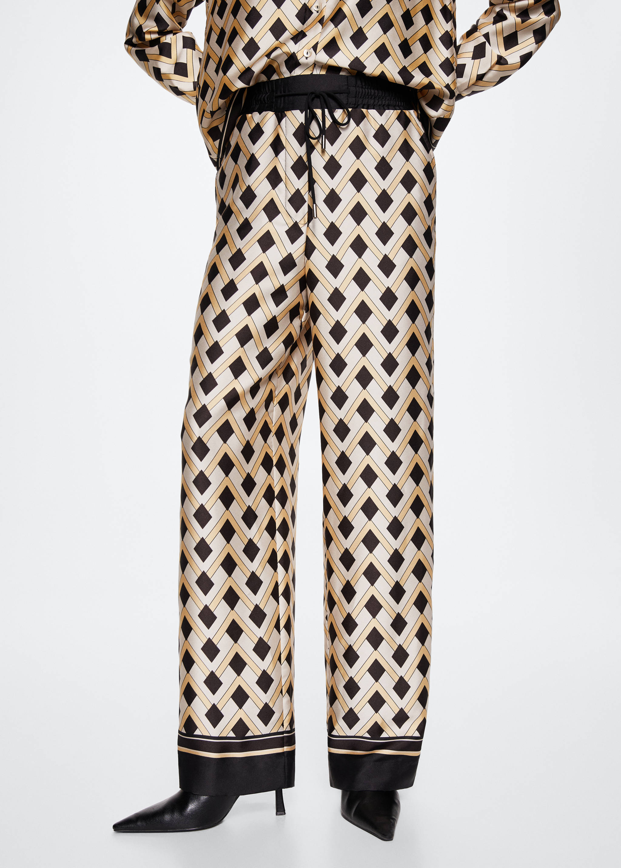 Flowy printed trousers - Details of the article 6