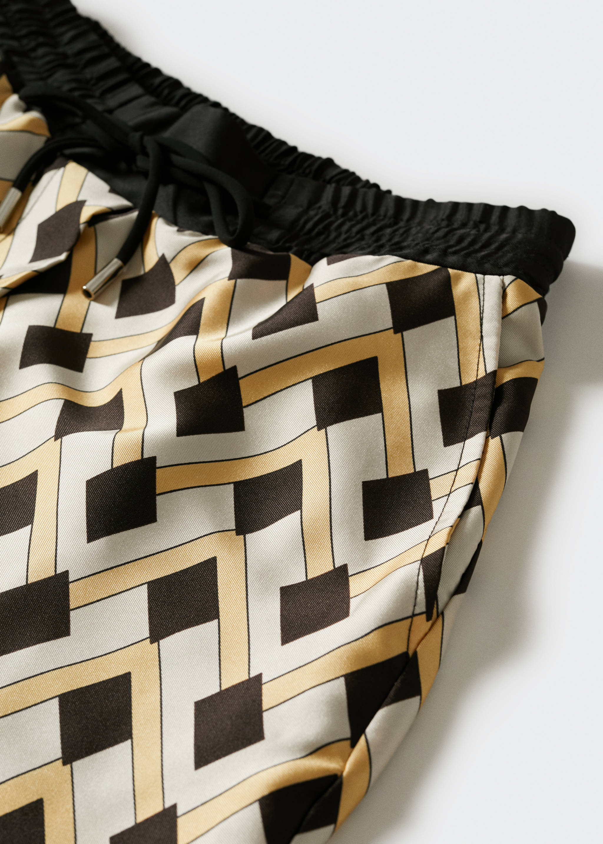 Flowy printed trousers - Details of the article 8