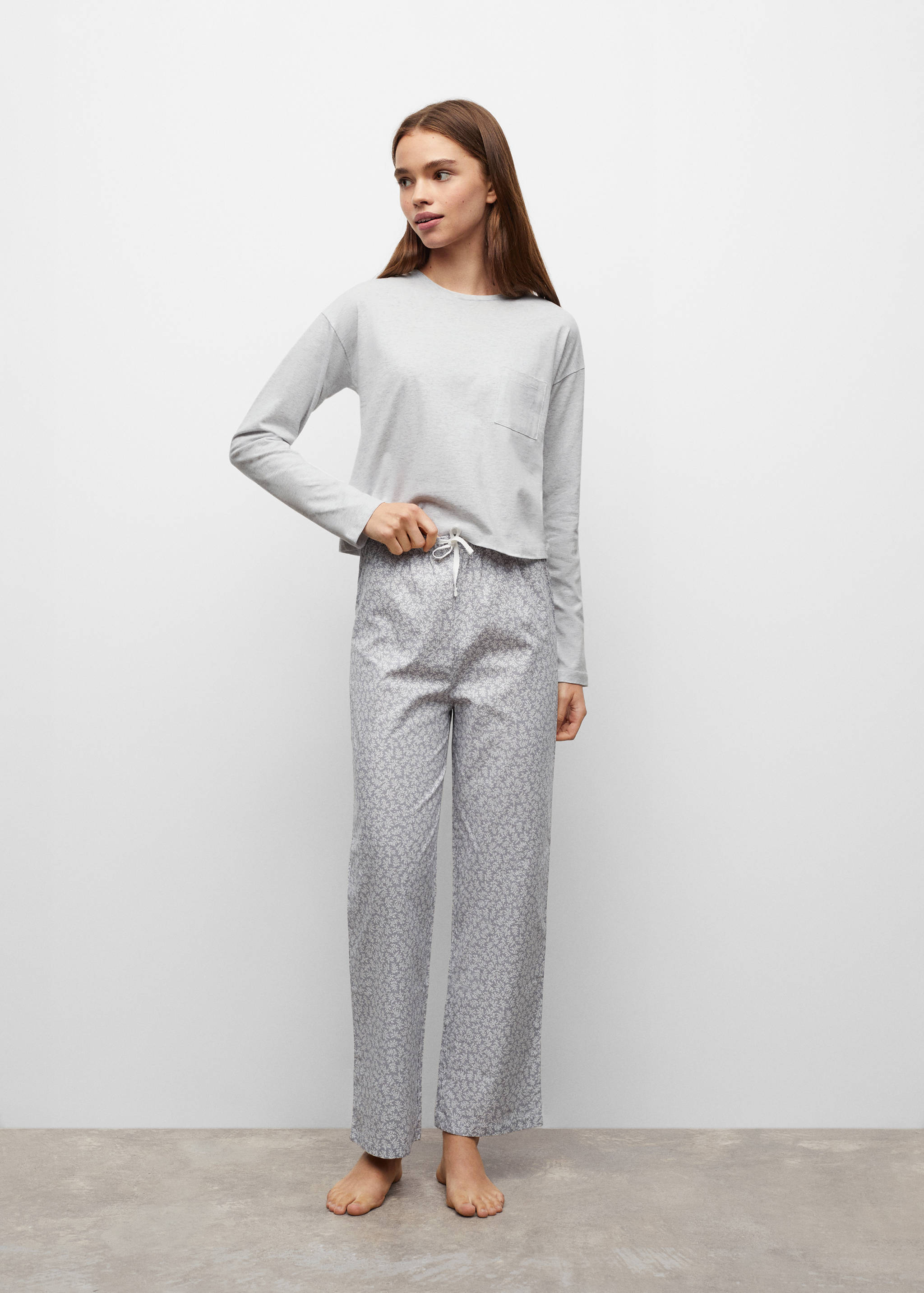 Printed cotton pyjamas - General plane