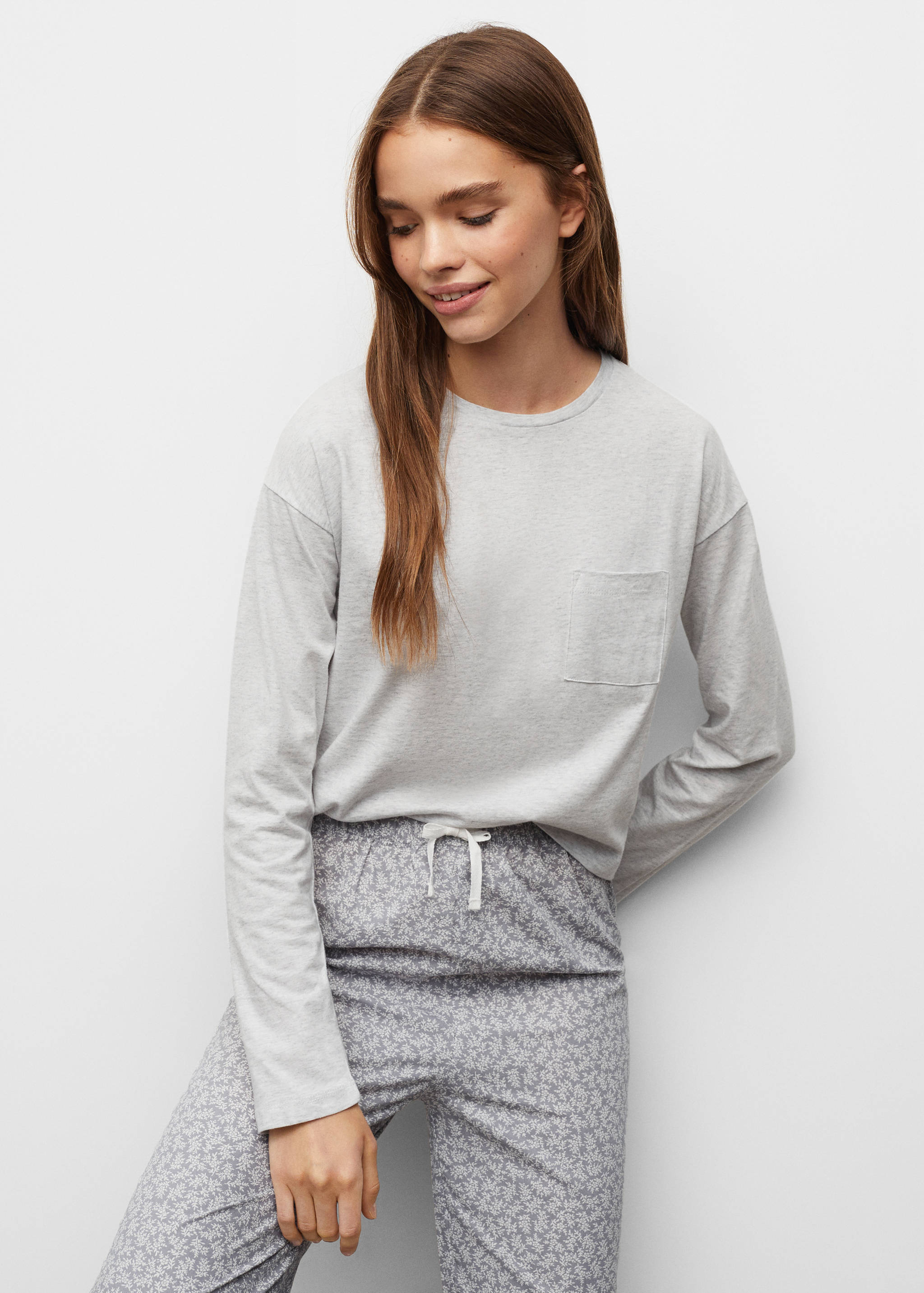 Printed cotton pyjamas - Medium plane