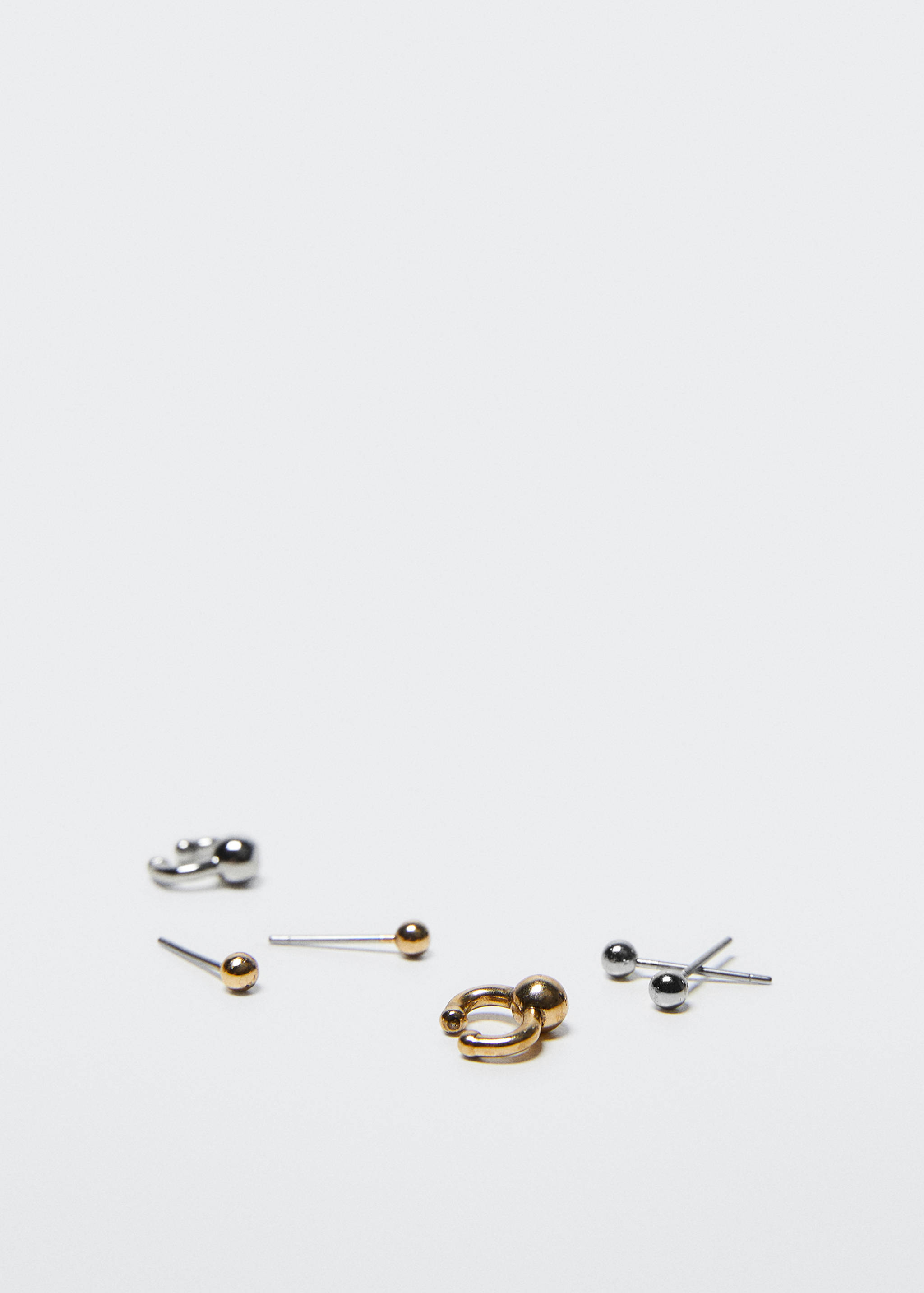 Pack of 3 earrings - Medium plane