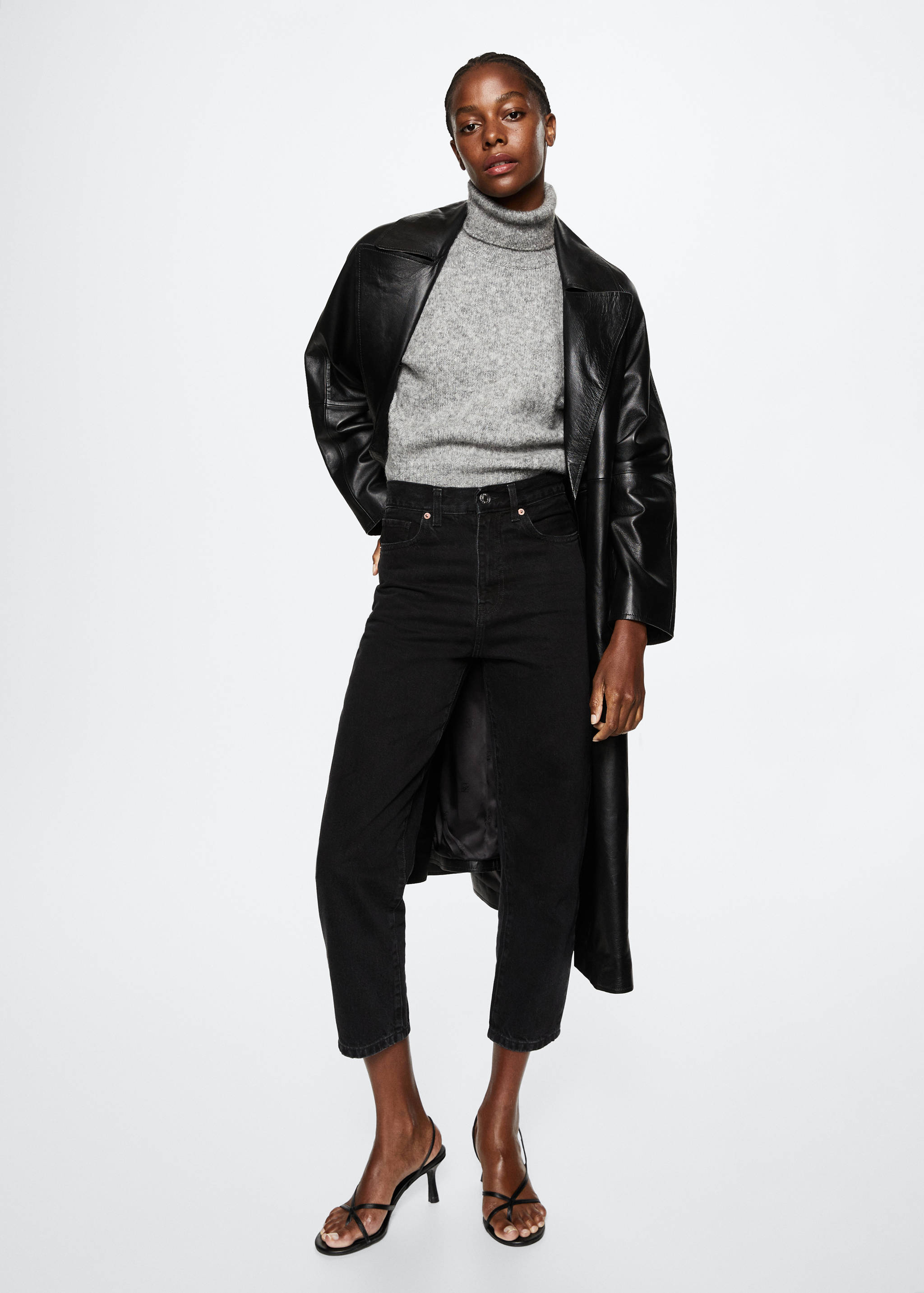 Mom high-waist jeans - General plane