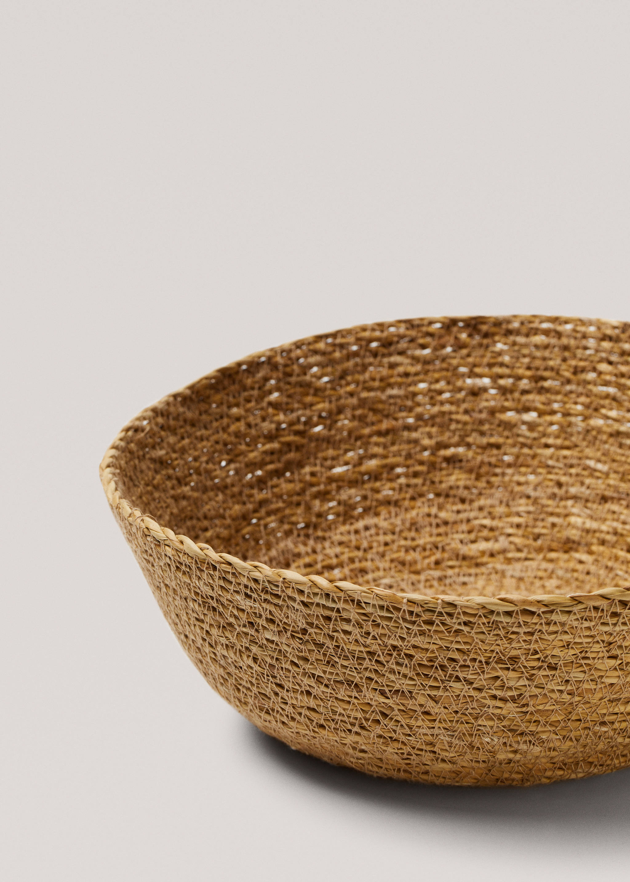 Natural fibres round bowl 30x10cm - Details of the article 1