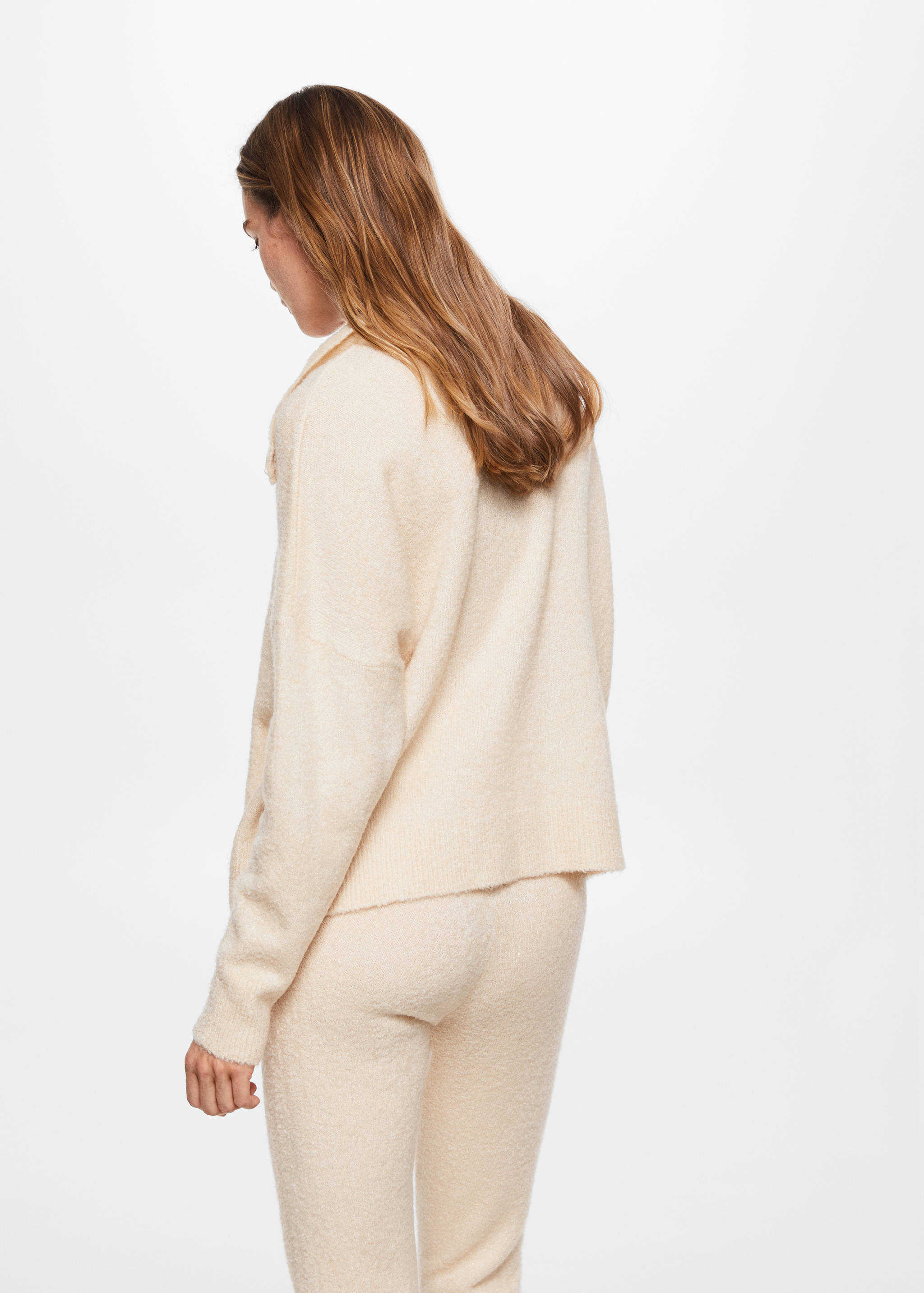 Polo neck sweater - Reverse of the article