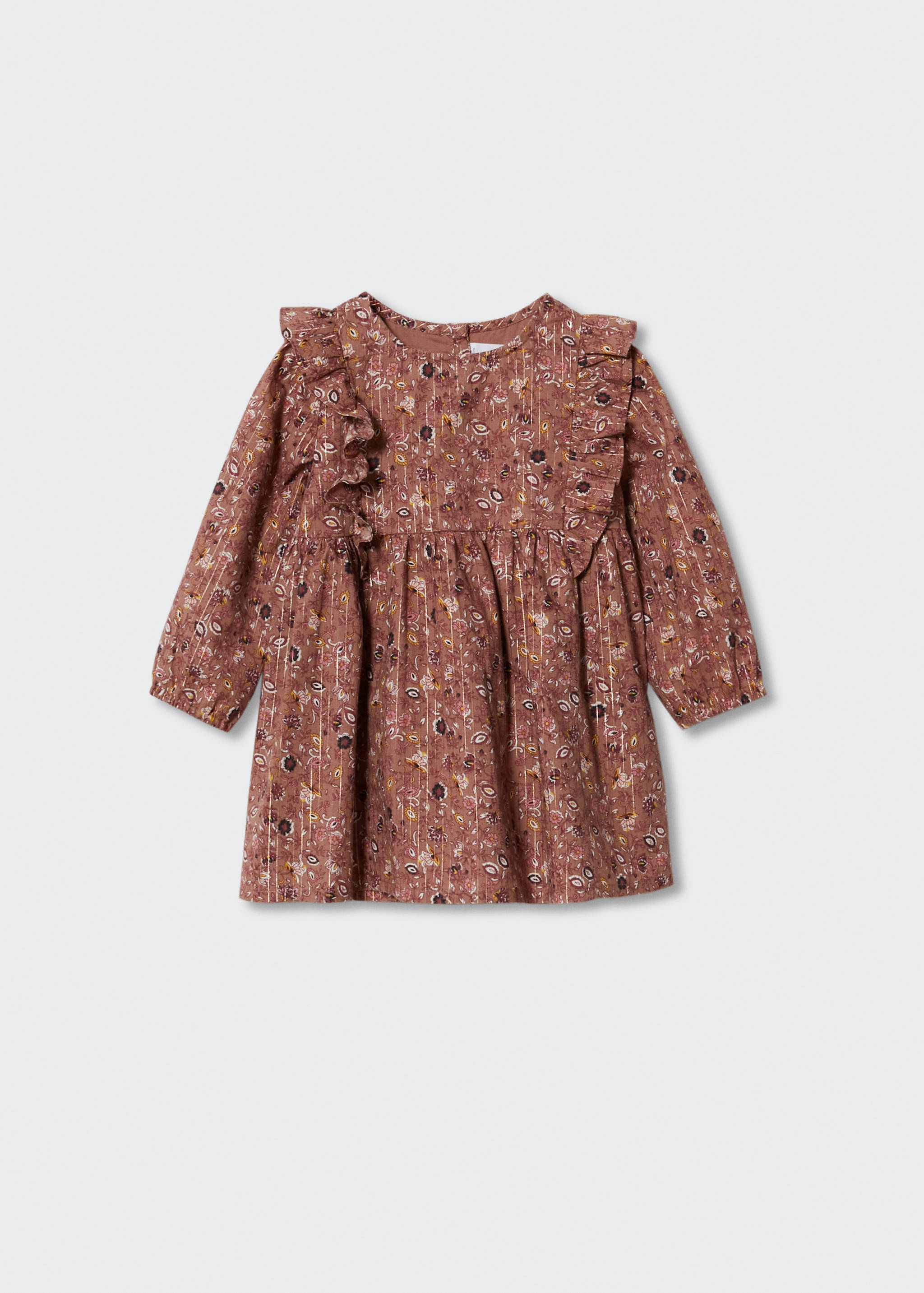 Rochie cu volan și flori - Articol fără model