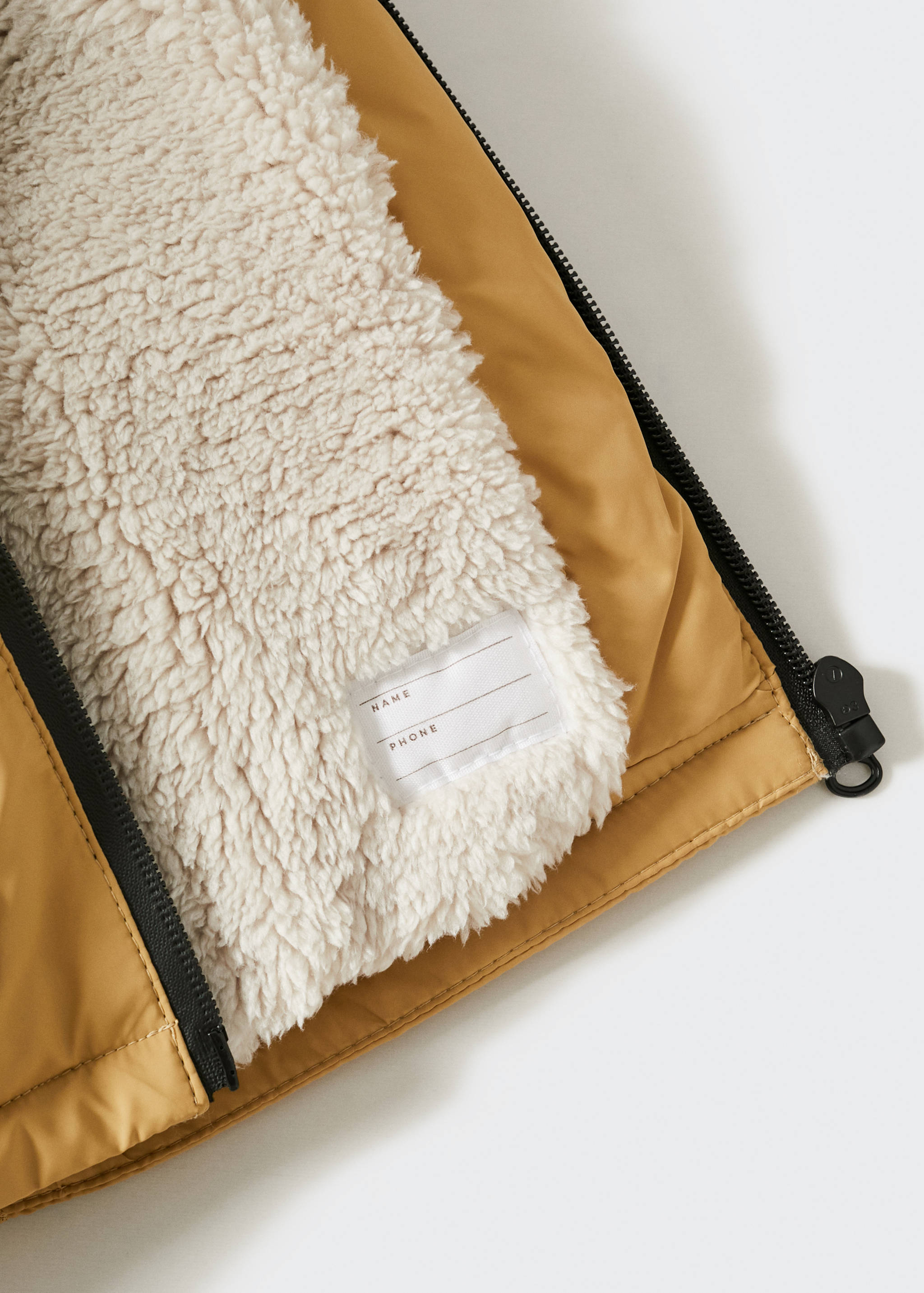 Prošívaný anorak s podšívkou z beránka - Detail zboží 8