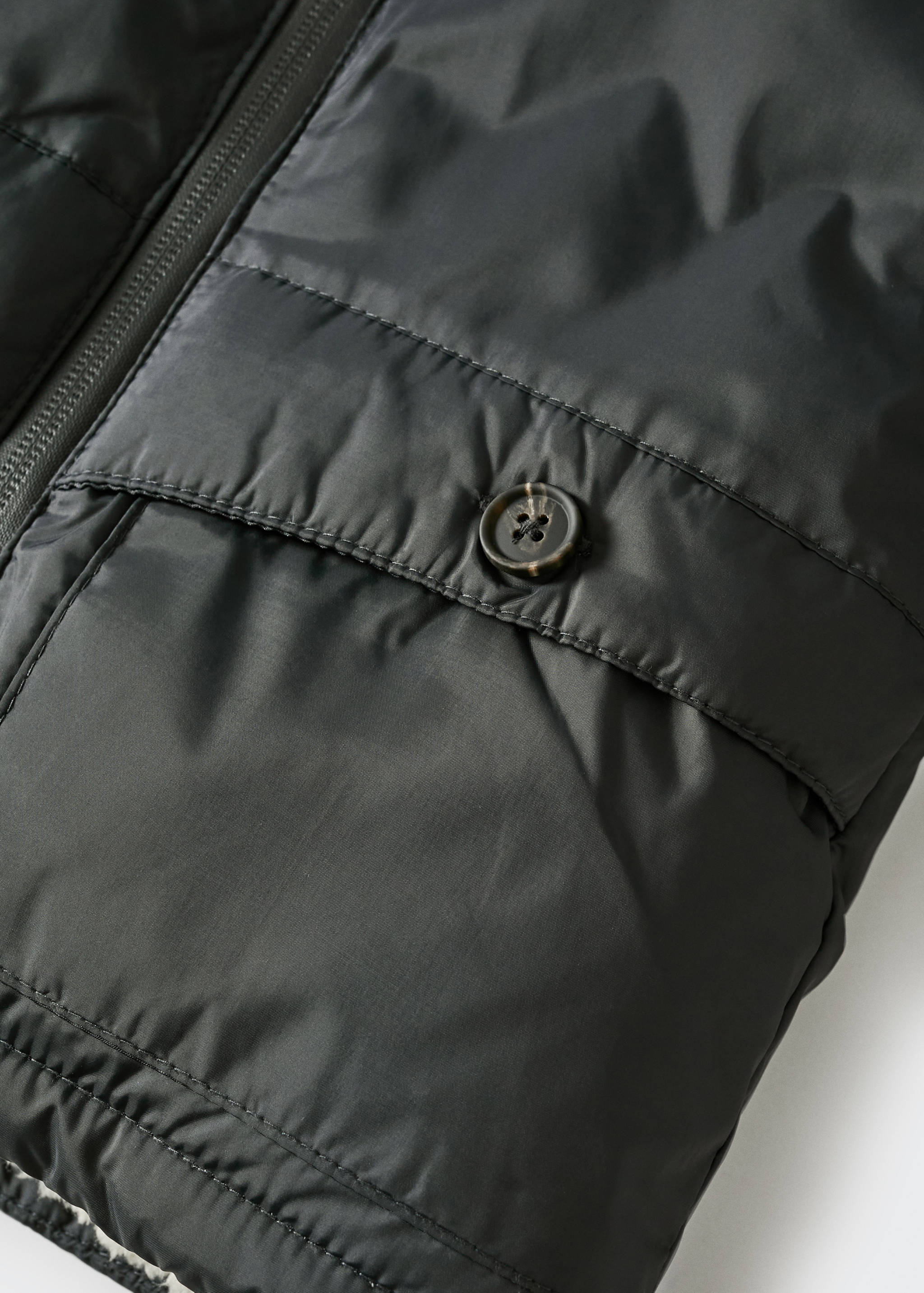 Prošívaný anorak s podšívkou z beránka - Detail zboží 0