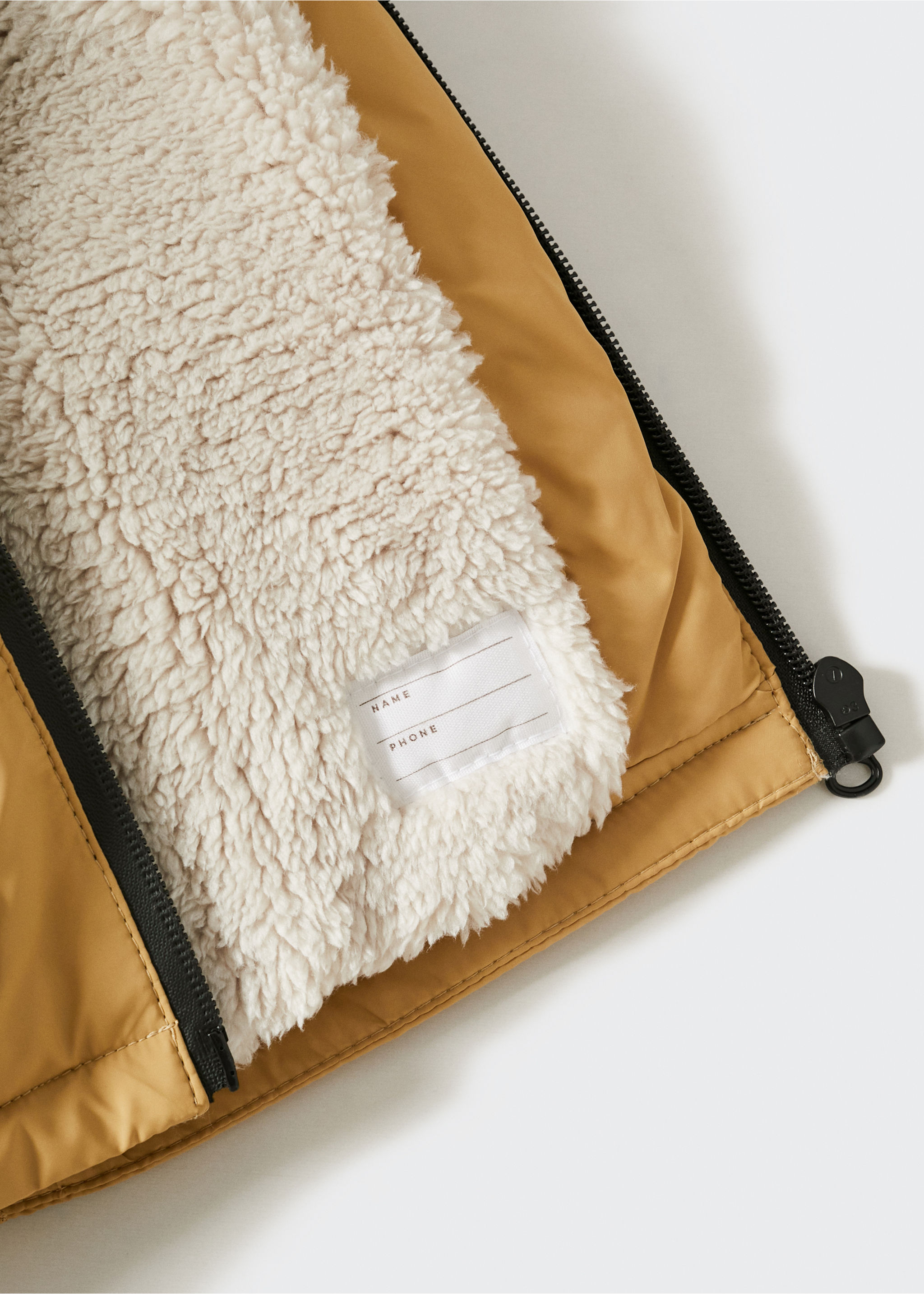 Prošívaný anorak s podšívkou z beránka - Detail zboží 8