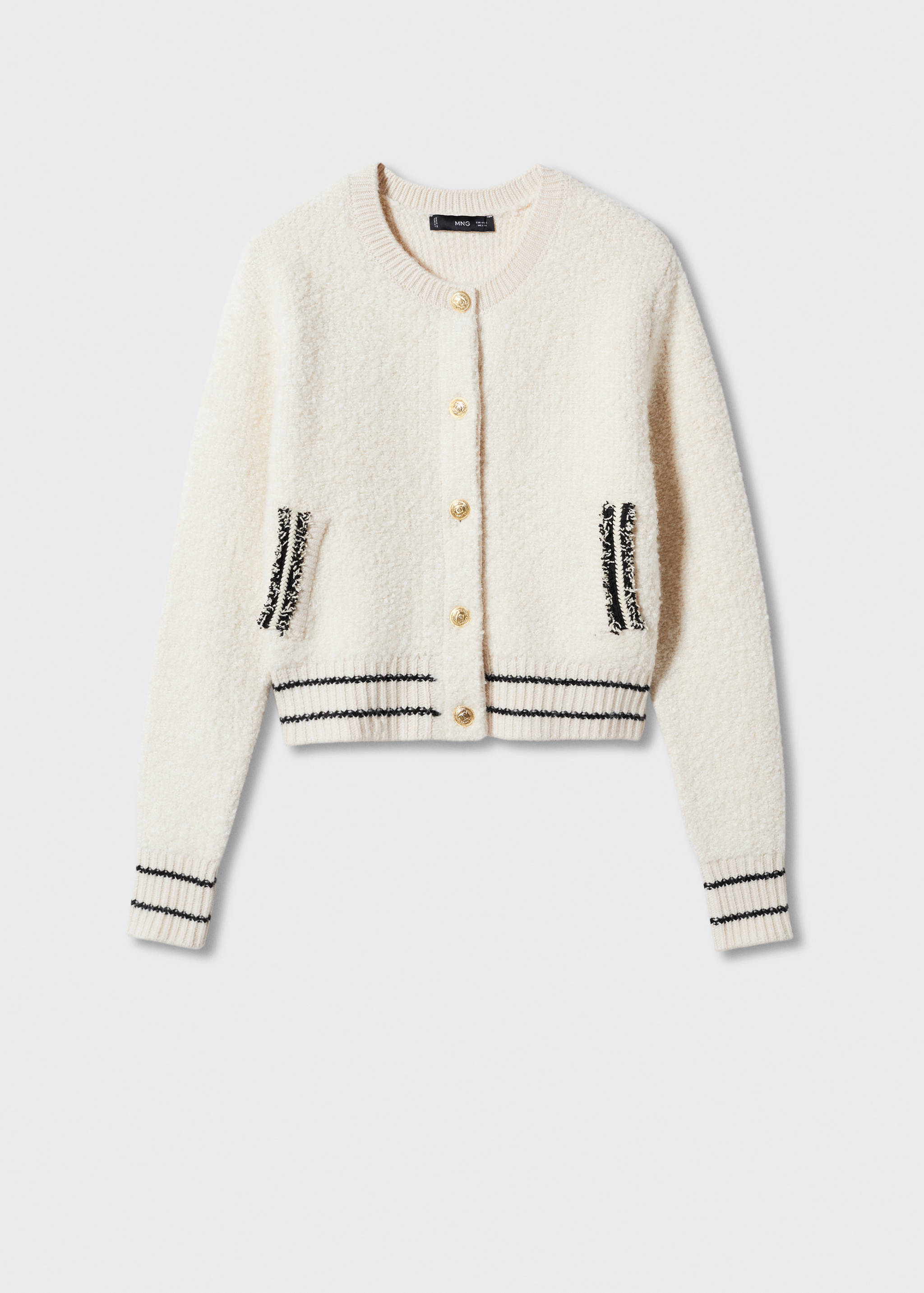 Strickcardigan mit Schmuckknöpfen - Artikel ohne Model