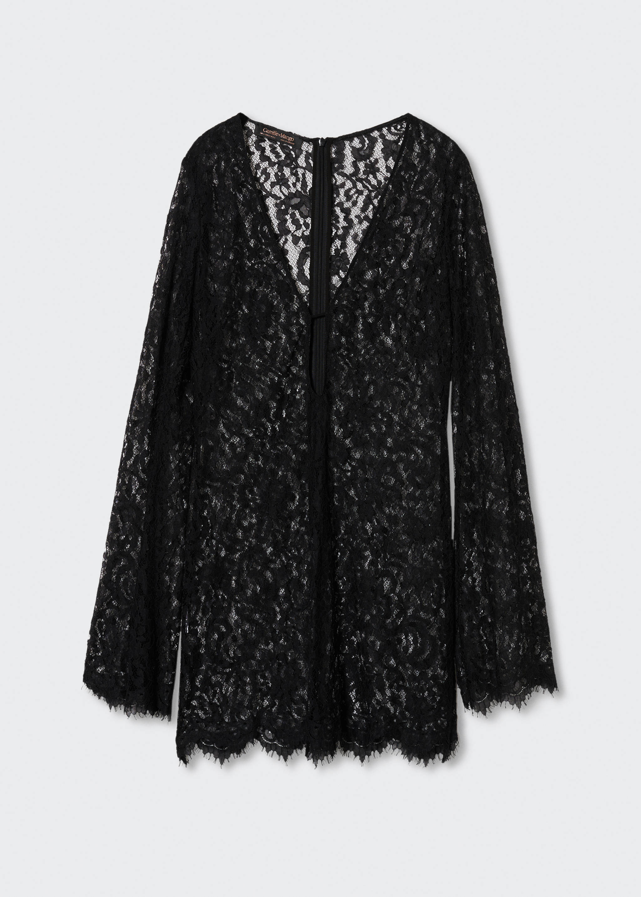 Vestido corto guipur  - Artículo sin modelo