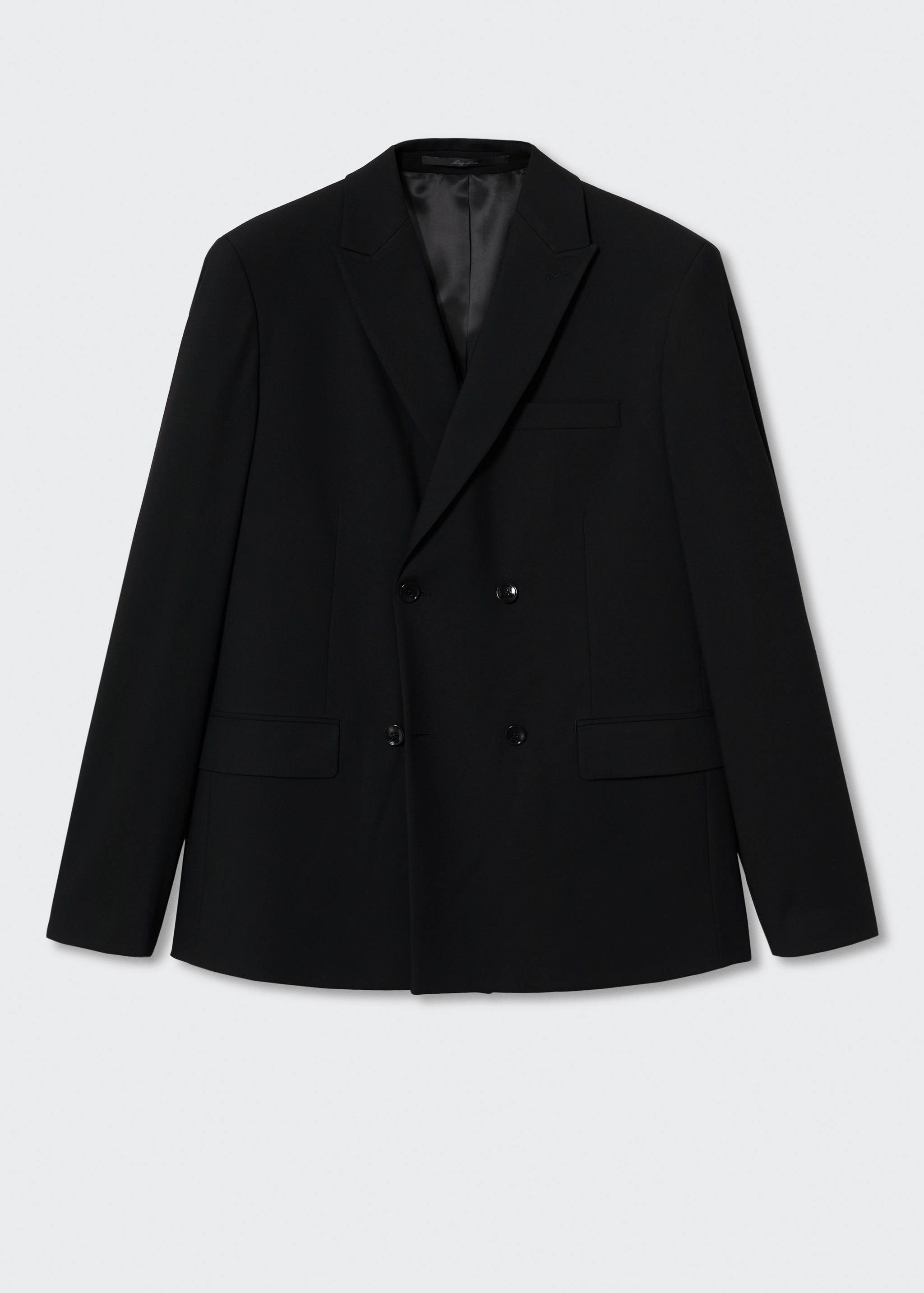 Slim fit double-breasted suit blazer - Article without model
