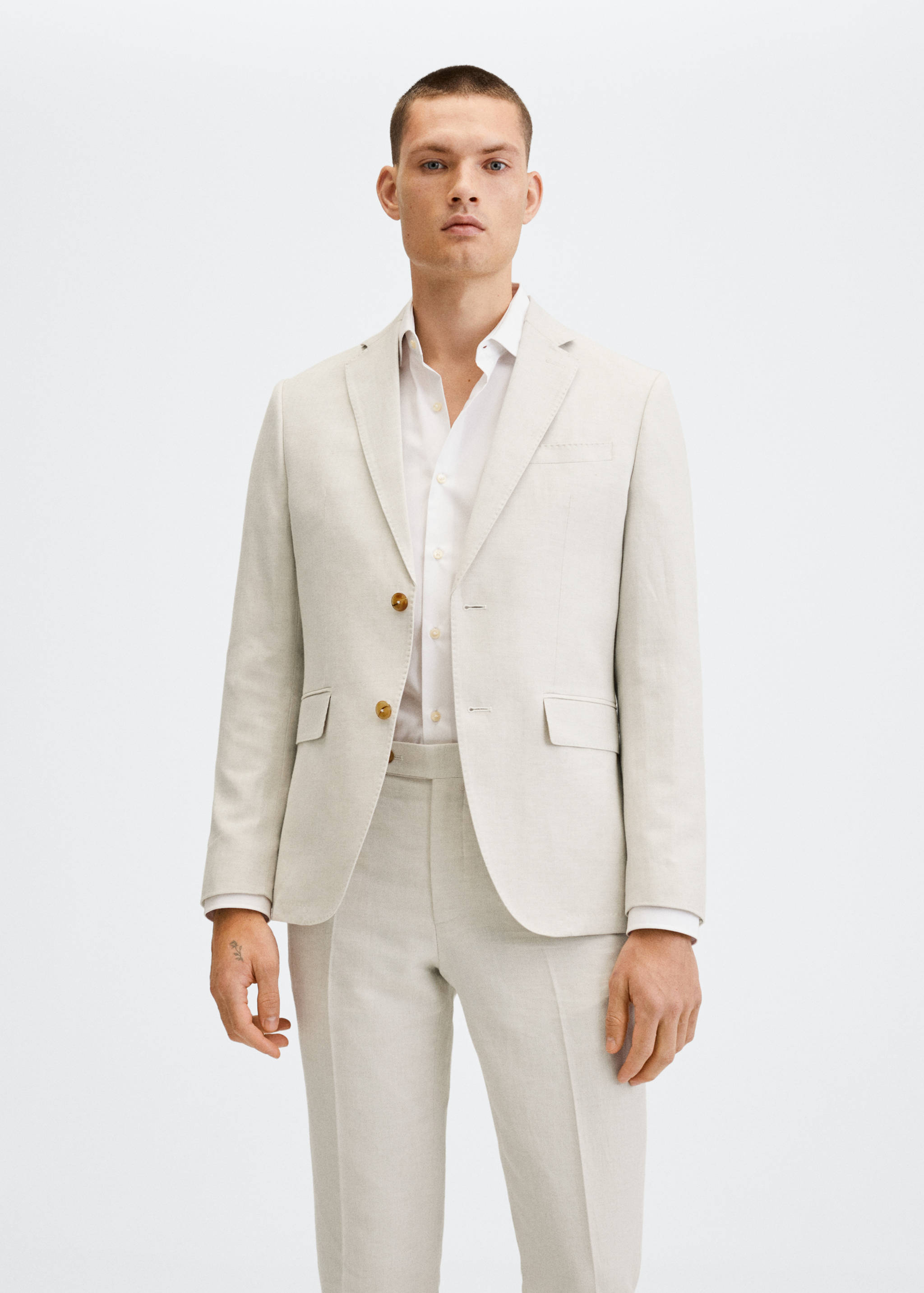 Americana vestir slim fit lli - Pla mig