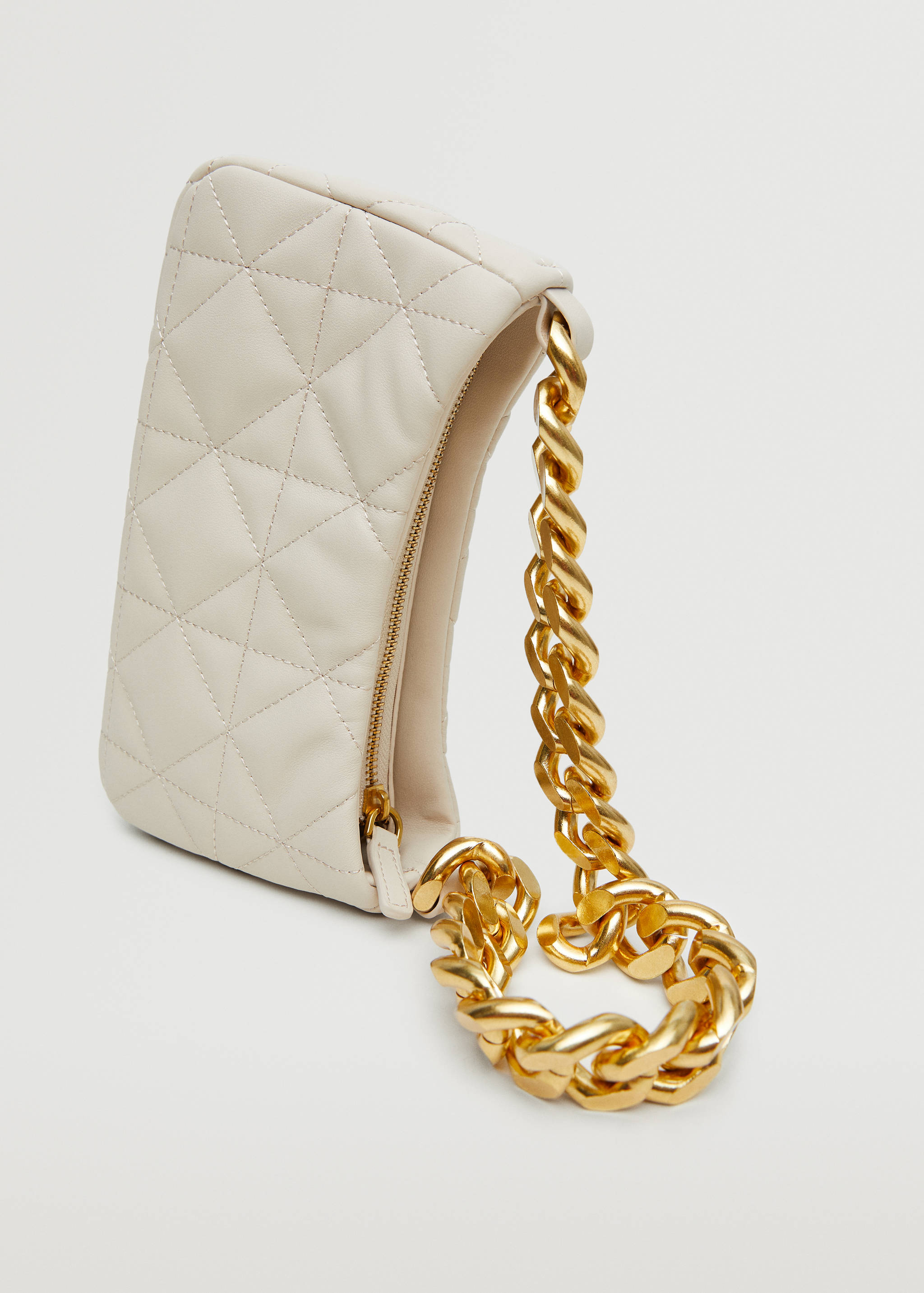 Quilted chain bag - Medium plane