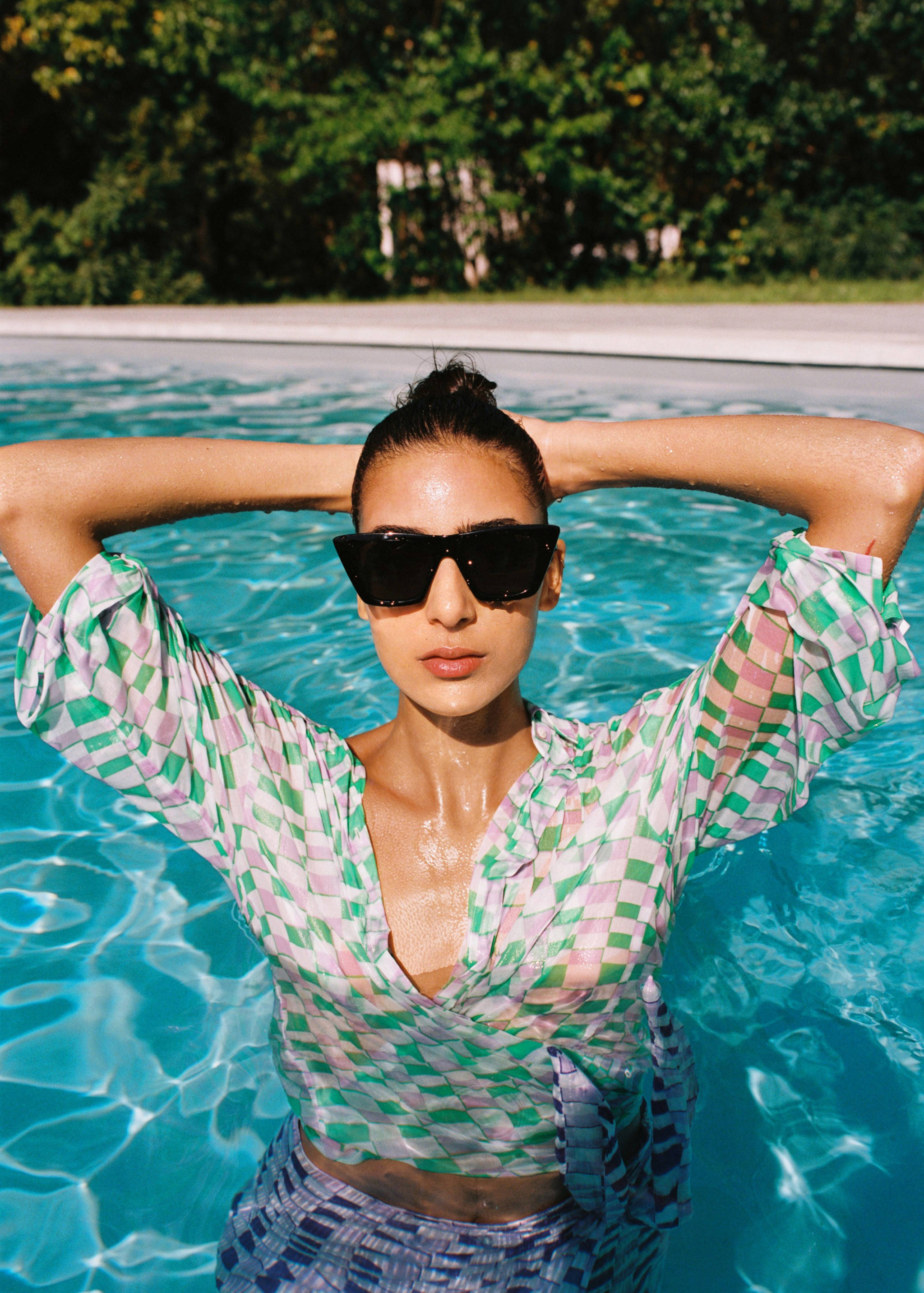 Ochelari de soare rame acetat - Plan general