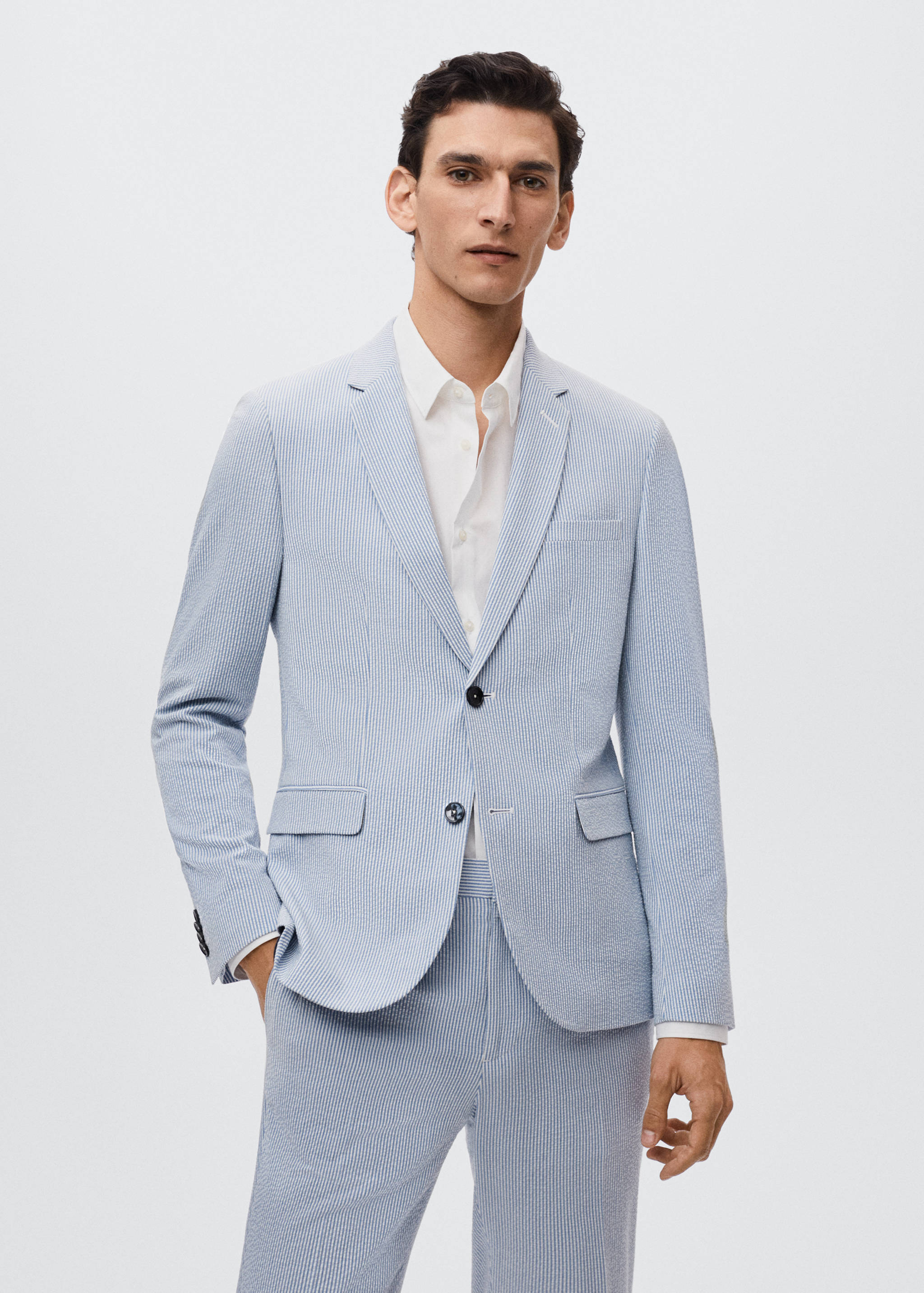 Americana vestir súper slim fit - Pla mig