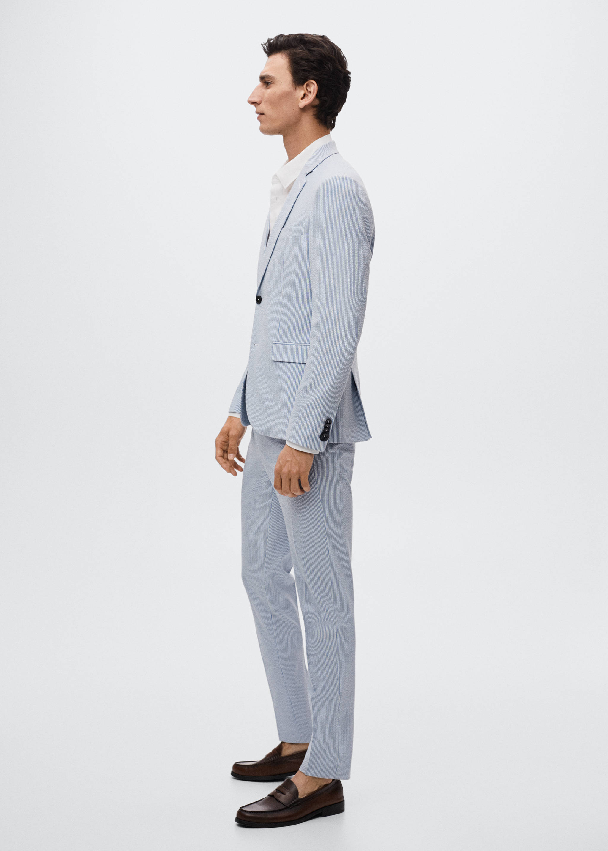 Super slim fit suit trousers - Details of the article 2