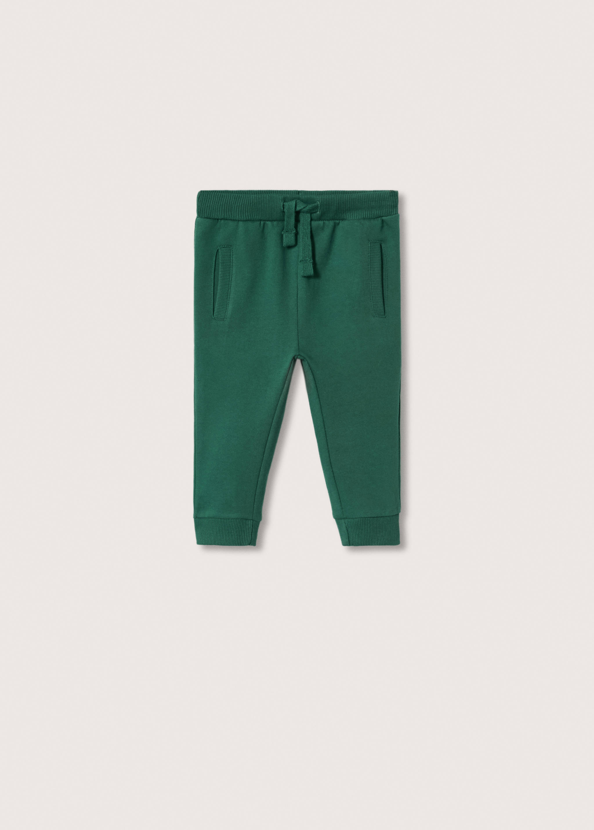 Cotton jogger-style trousers - Article without model