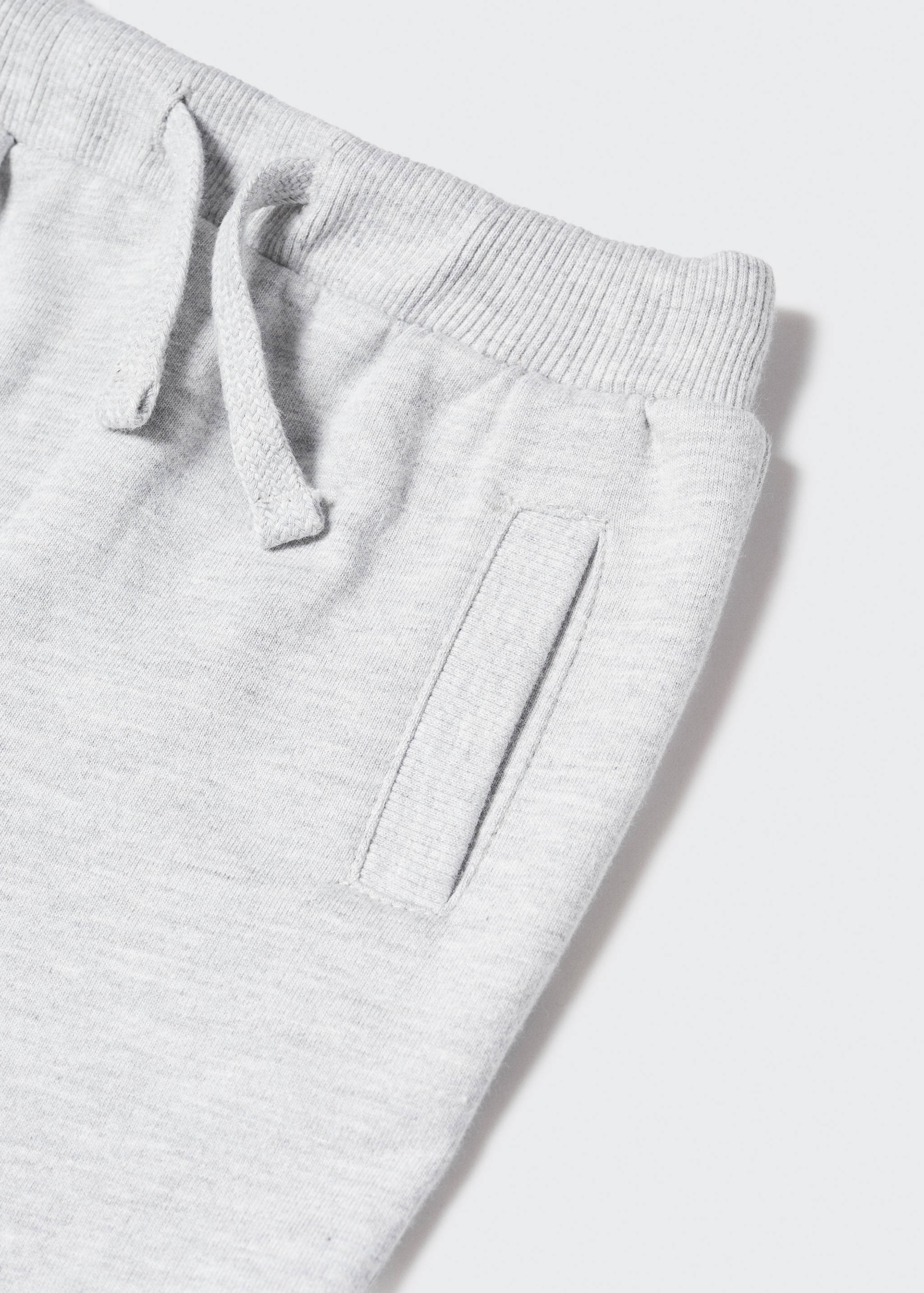 Cotton jogger-style trousers - Details of the article 8