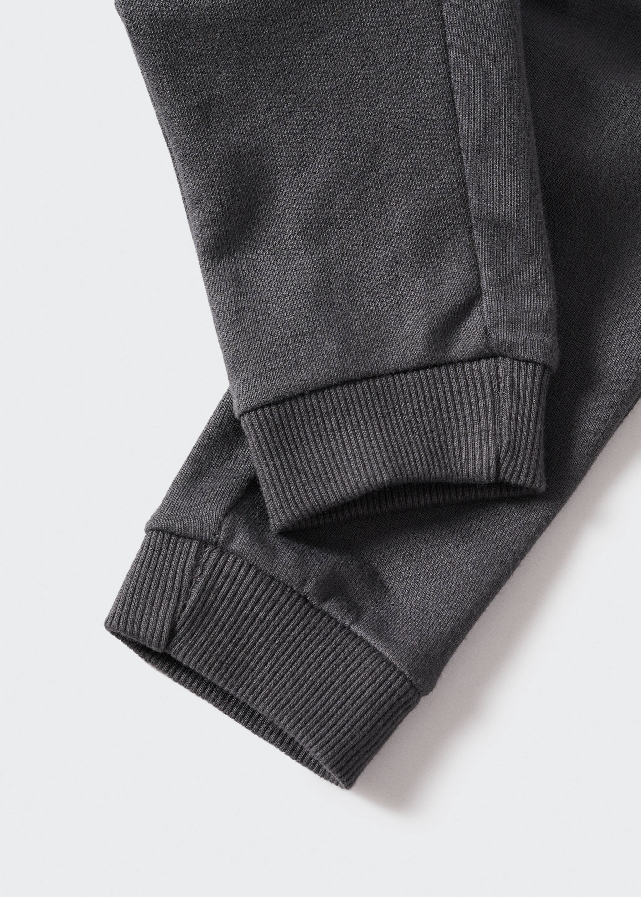 Cotton jogger-style trousers - Details of the article 8