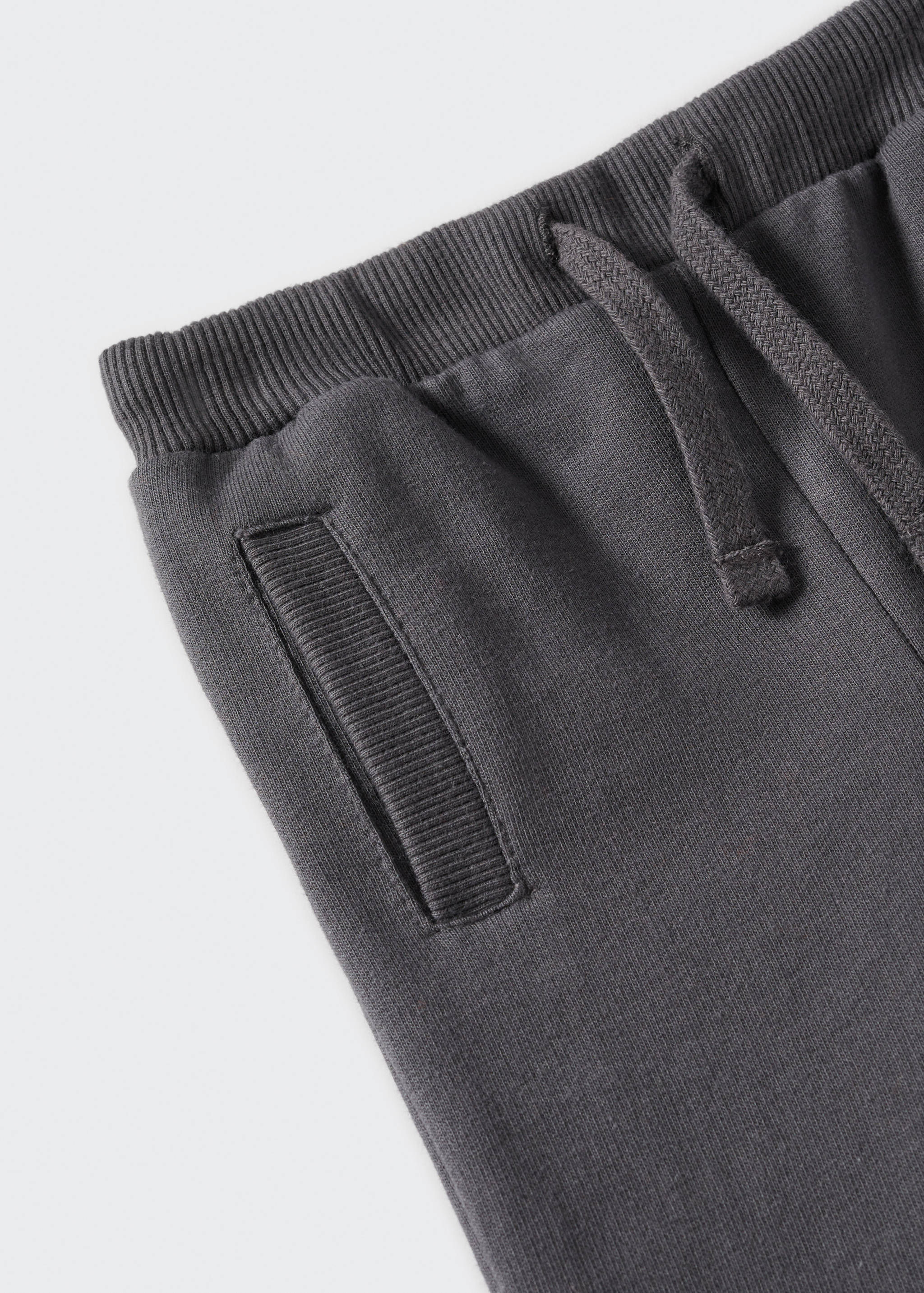 Cotton jogger-style trousers - Details of the article 9