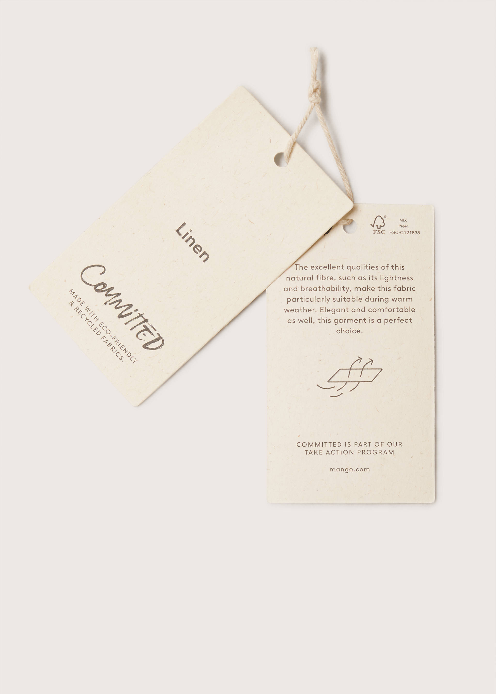 Slim-fit linen jacket - Details of the article 7