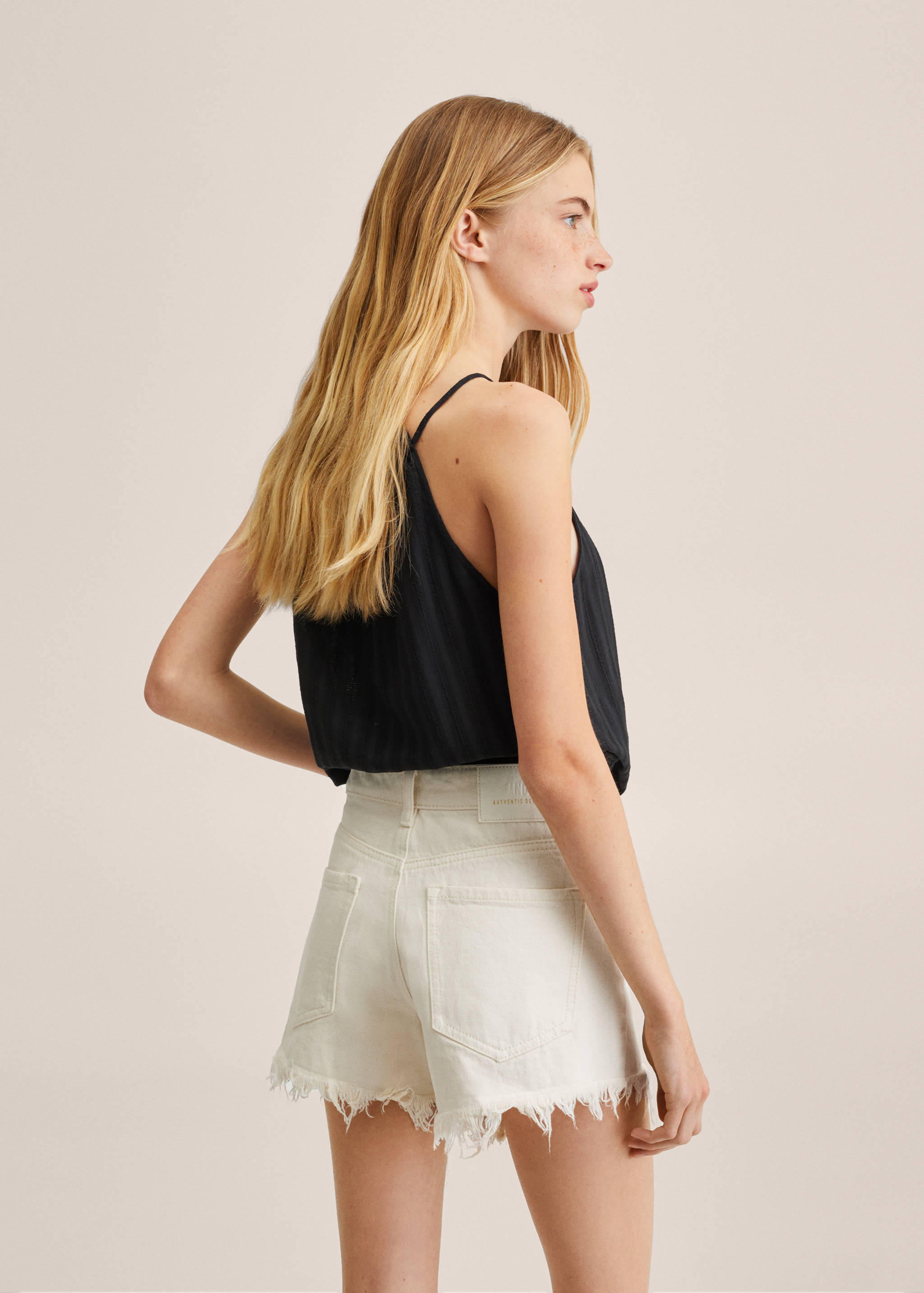 Shorts texans esfilagarsats - Revers de l'article