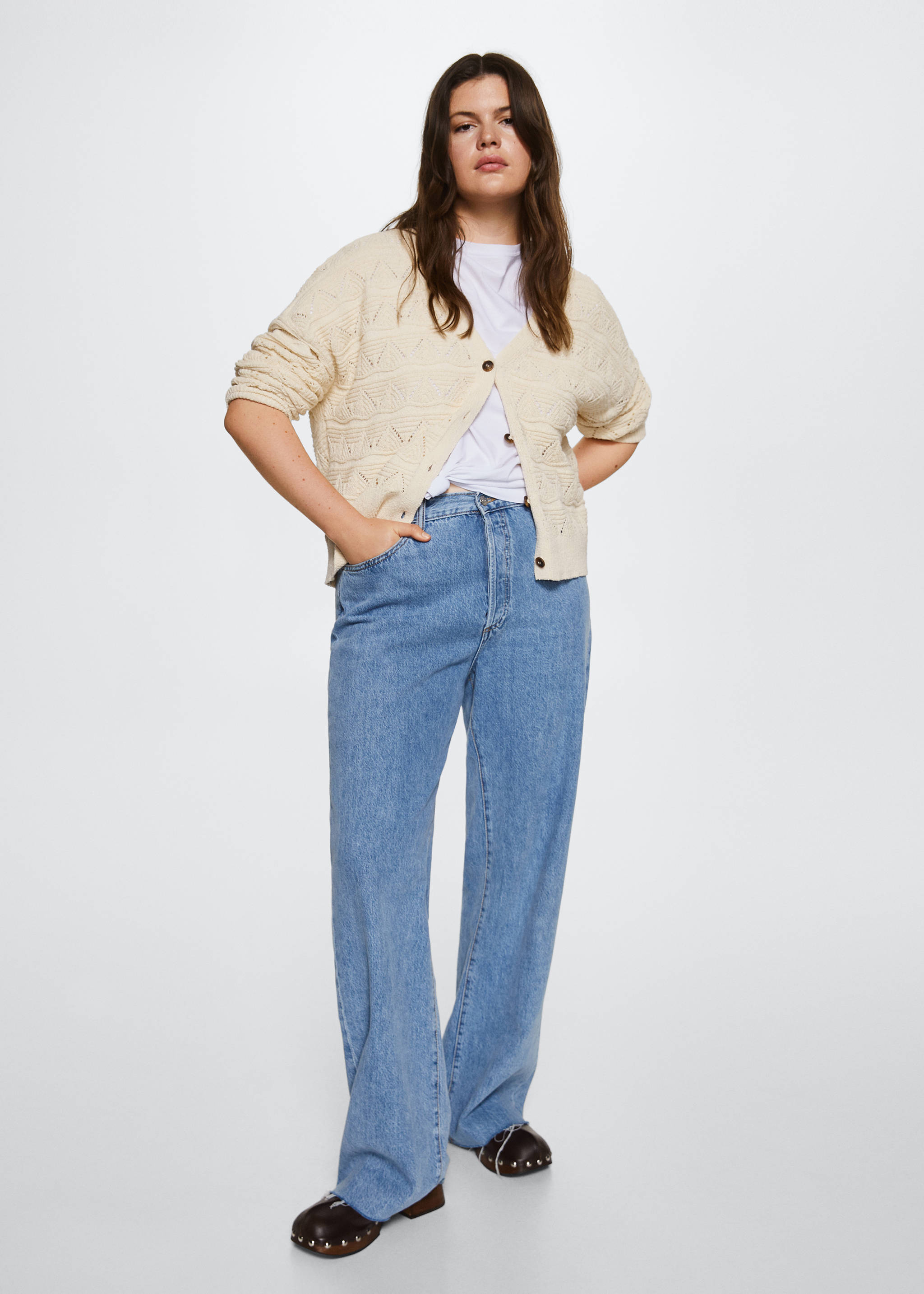 Cardigan de malha rendada - Pormenor do artigo 4