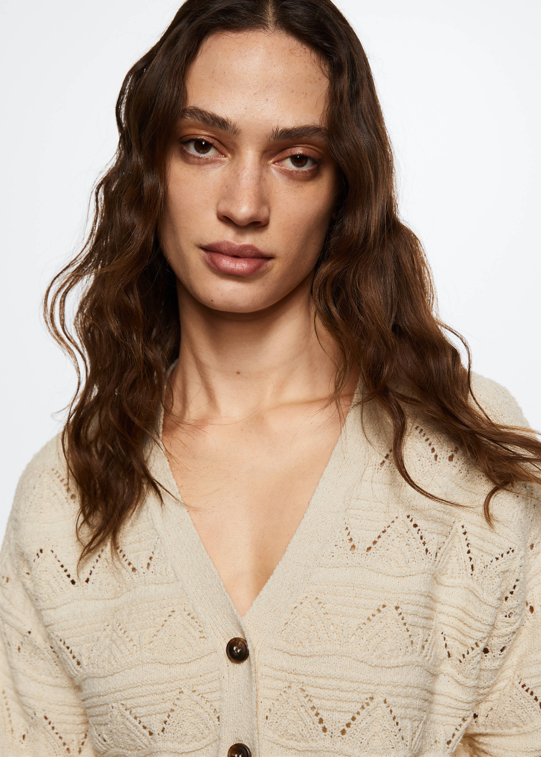 Cardigan de malha rendada - Pormenor do artigo 2