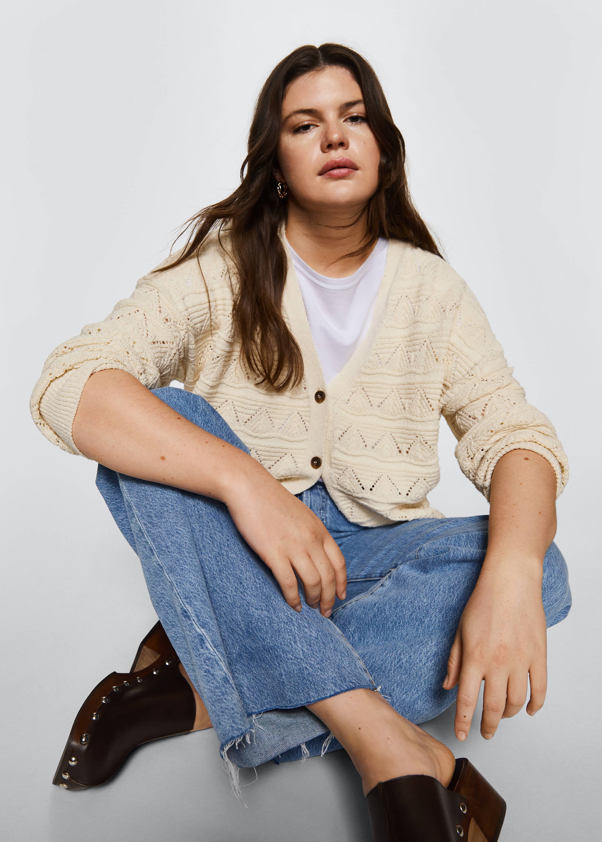 Cardigan de malha rendada - Pormenor do artigo 3