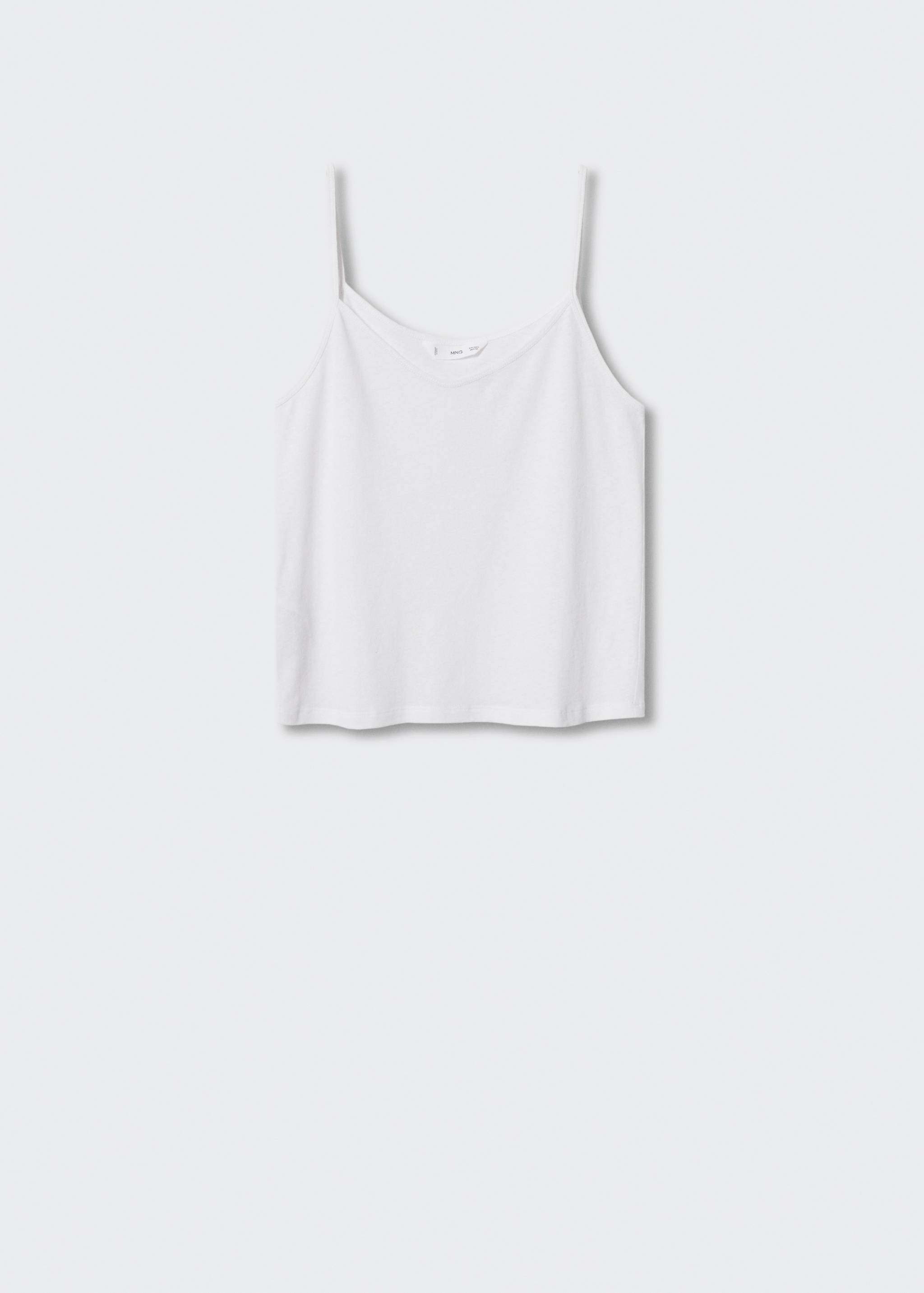 Cotton linen-blend top - Article without model