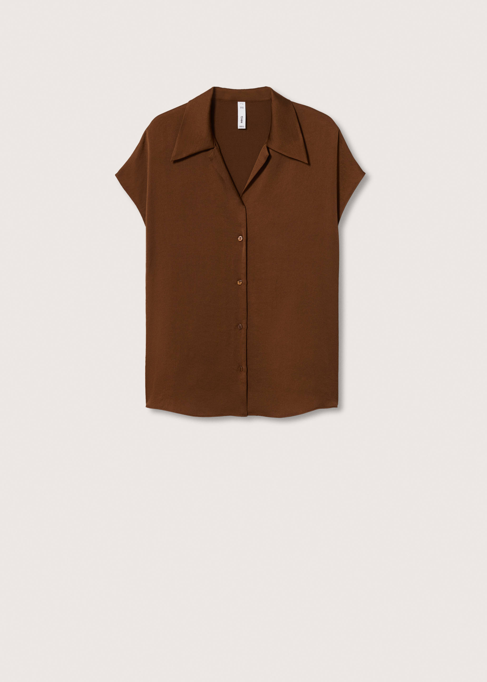 Satin finish flowy shirt - Article without model